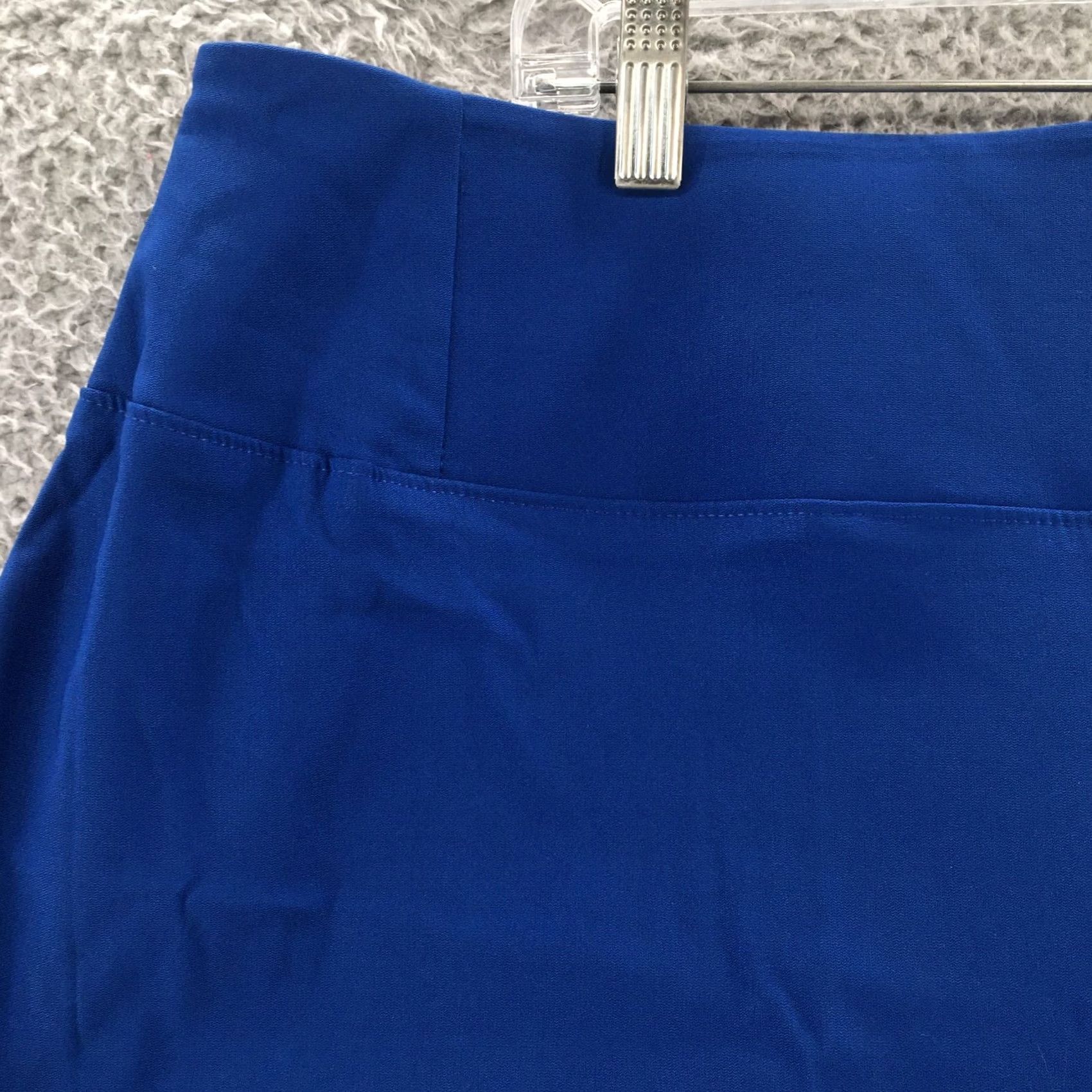 Worthington Worthington Skinny Pants Womens 26W - Blue Flat Front Pull On New - 44x28 Size 26" / US 2 / IT 38 - 4 Thumbnail