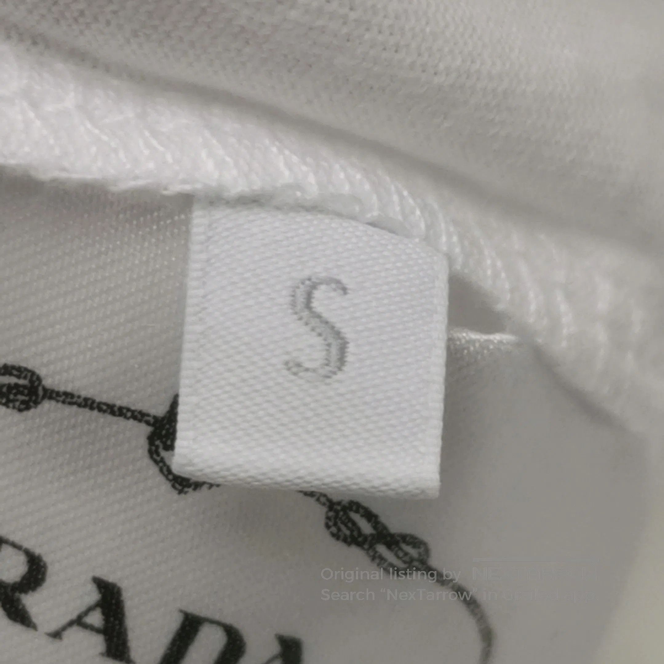 Prada Prada Classic White Cotton Crew Neck T. Size S / US 4 / IT 40 - 5 Thumbnail