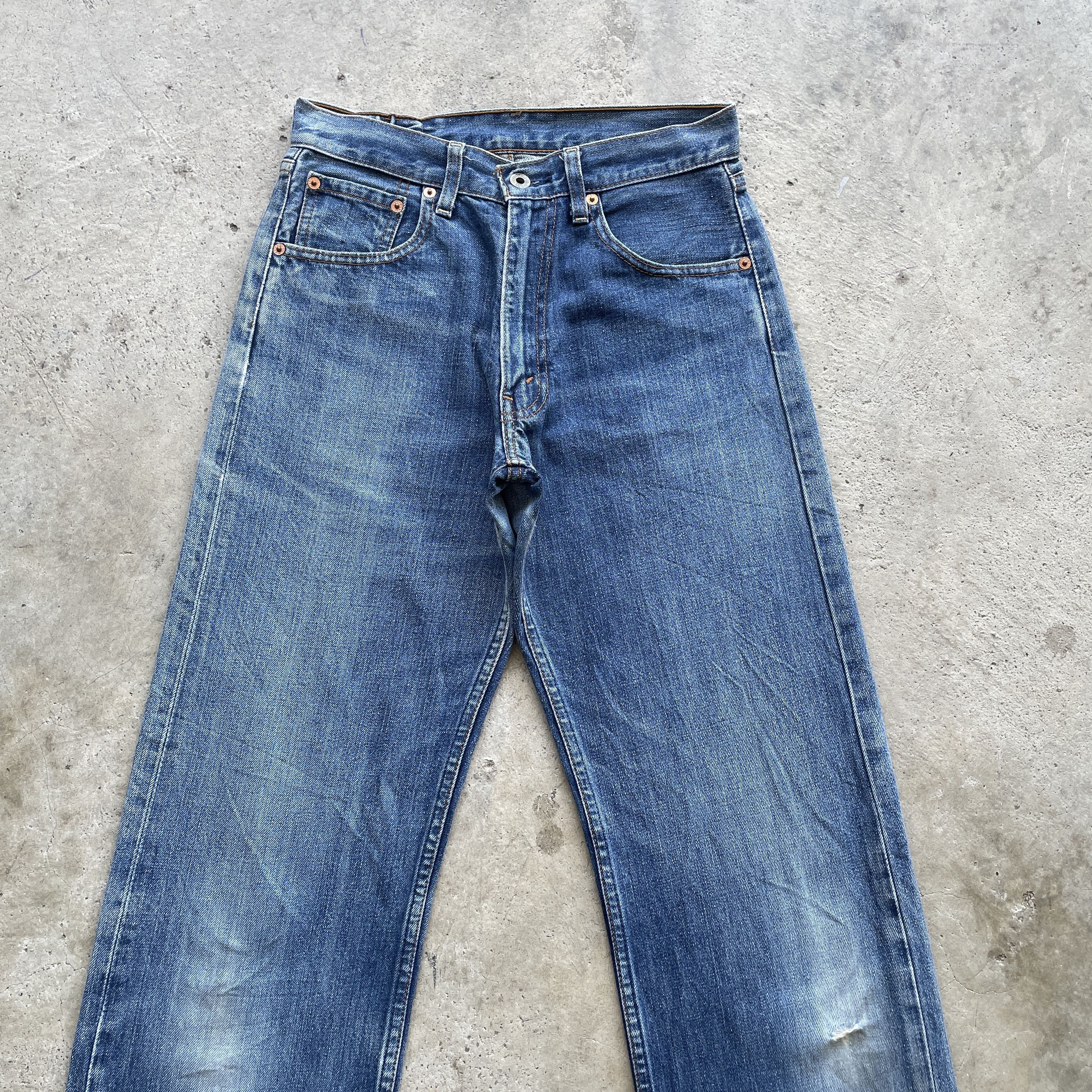 Levi's W28x33 Vintage Levi’s 503 Jeans Faded Distressed Denim Pants Size US 28 / EU 44 - 4 Thumbnail
