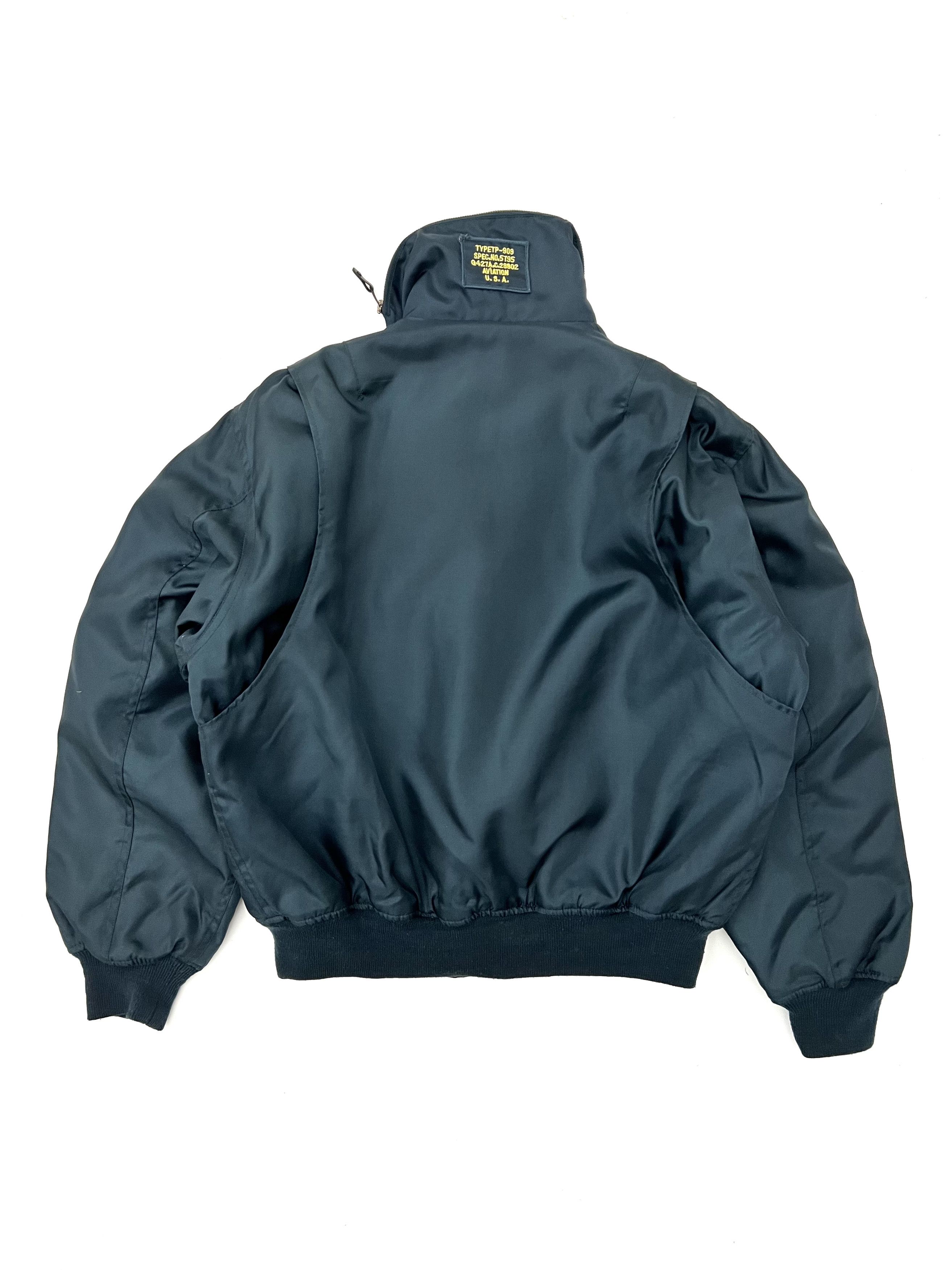 Vintage Aviation W.R. 2 USAF AC 1980s Pilot Nylon Bomber Jacket Size US M / EU 48-50 / 2 - 2 Thumbnail