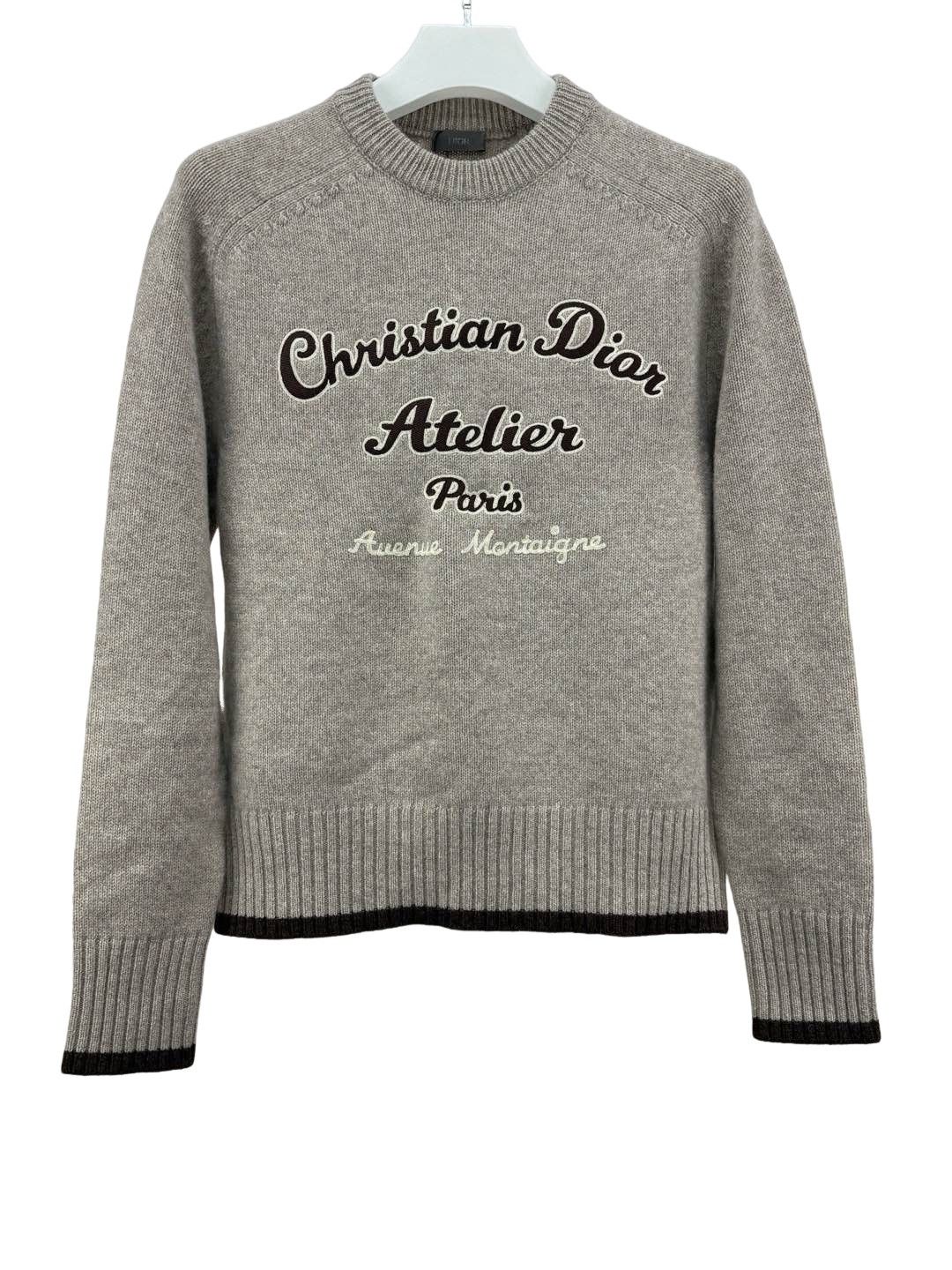 Dior Dior Gray Atelier Logo Sweatshirt | Grailed