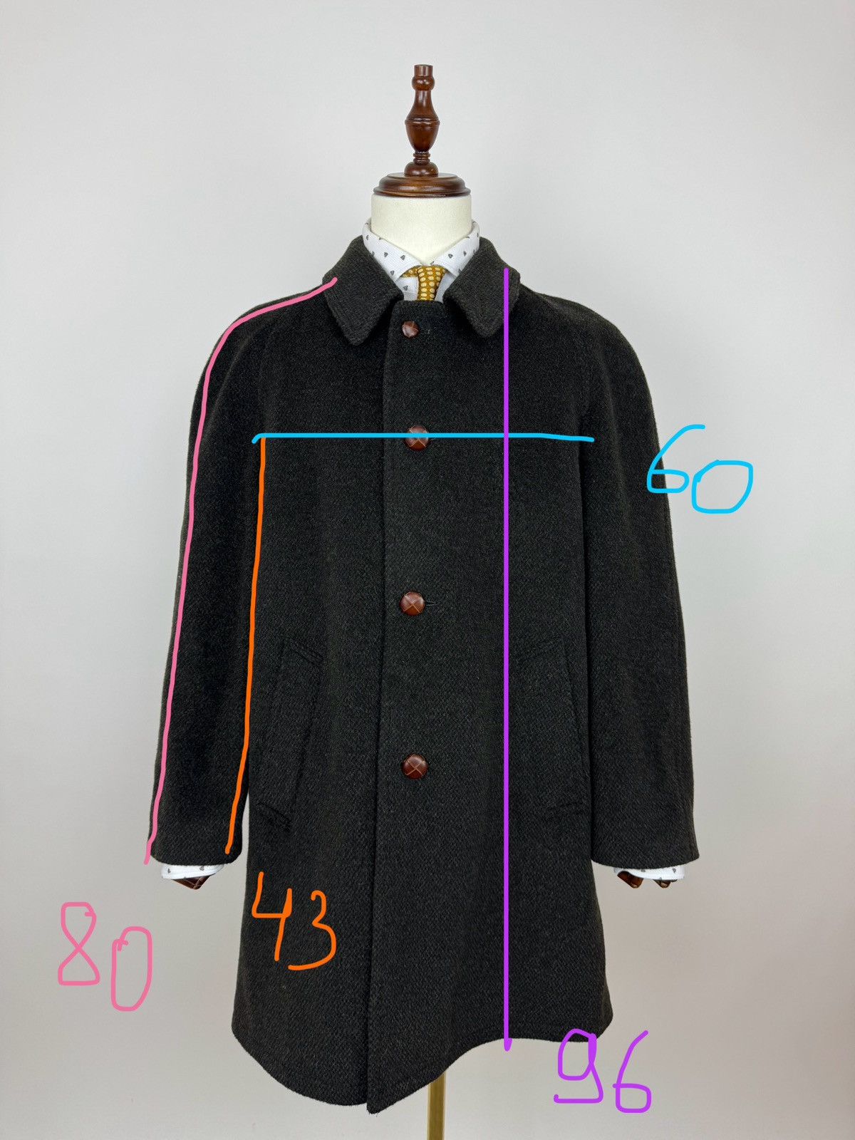 Bugatti bugatti Wool/mohair/polyamid Trench Coat Vintage Mens 50 Size US M / EU 48-50 / 2 - 15 Thumbnail
