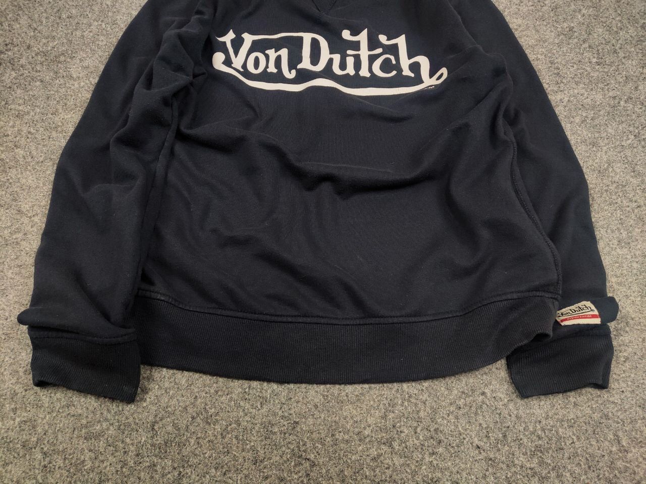 Von Dutch Vintage Von Dutch logo Blue Crew Chek Sweatshirt y2k style Size US M / EU 48-50 / 2 - 9 Thumbnail