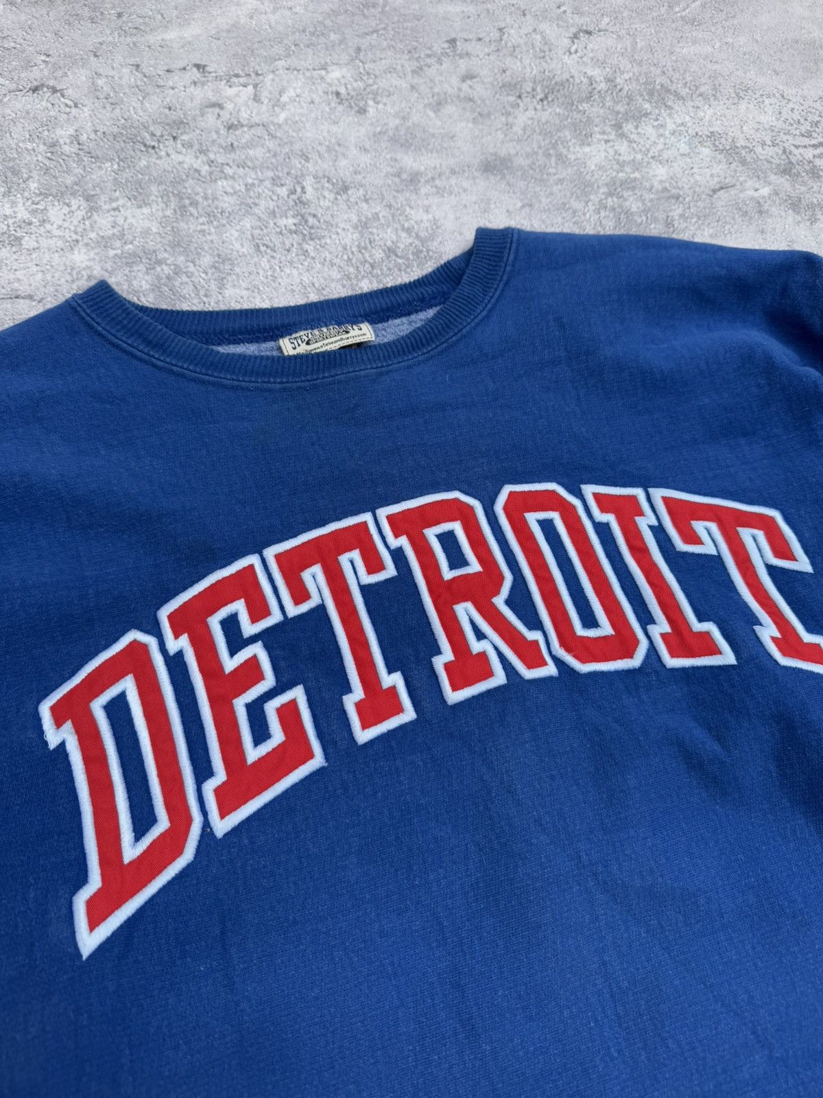 Steve And Barrys × Vintage Steve&Barrys & Detroit Men’s Vintage Sweatshirt Size US L / EU 52-54 / 3 - 3 Thumbnail