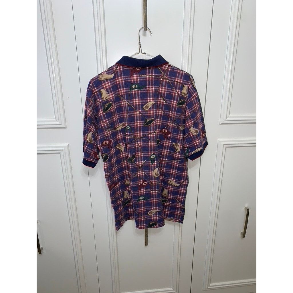 Duck Head Duck Head Vintage Plaid Polo Shirt Men's Size Large Collared Size US L / EU 52-54 / 3 - 4 Thumbnail