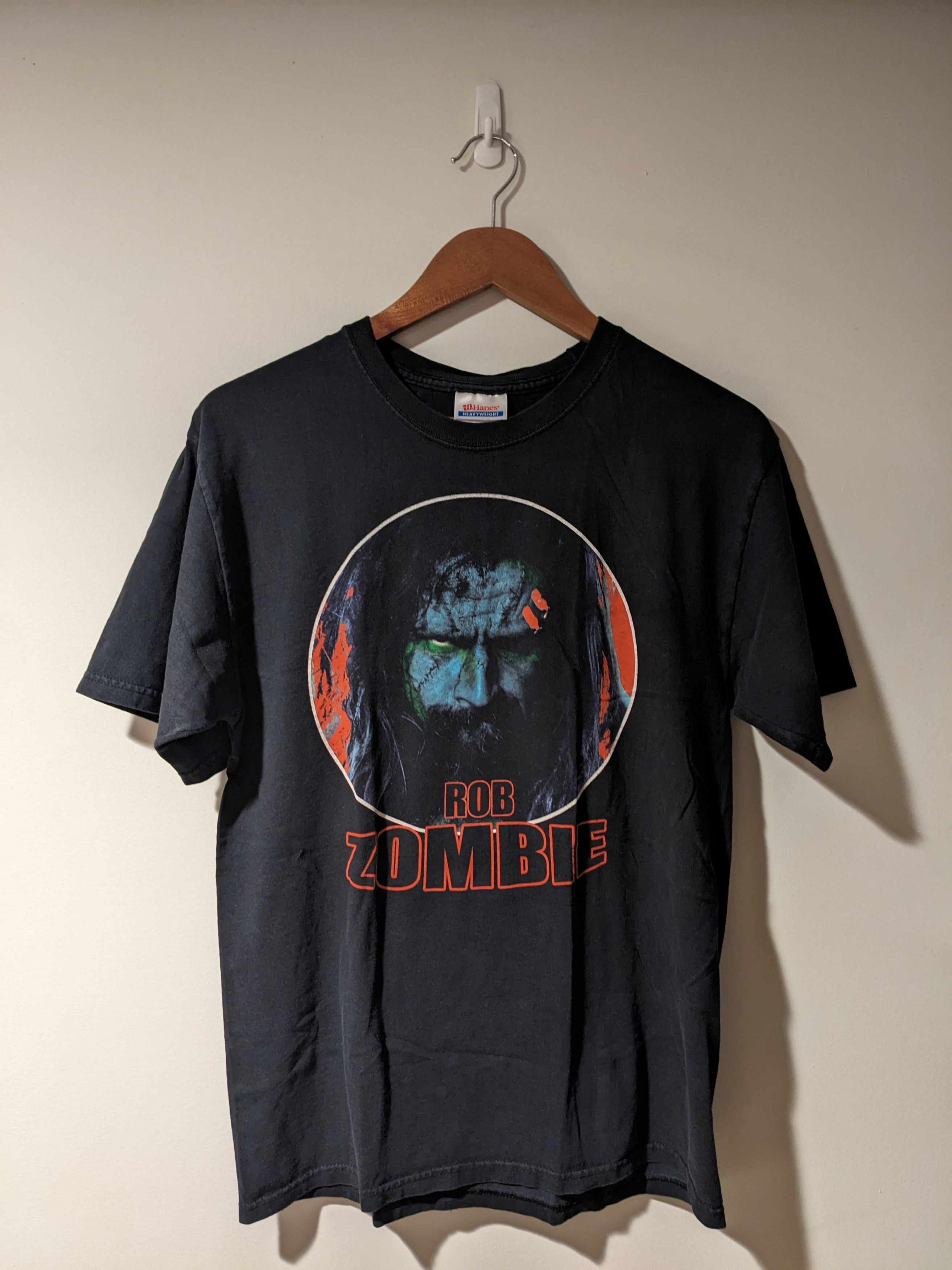 Band Tees × Hanes × Vintage Vintage Y2K Rob Zombie Band Tour Music Black Medium T-Shirt Size US M / EU 48-50 / 2 - 1 Thumbnail