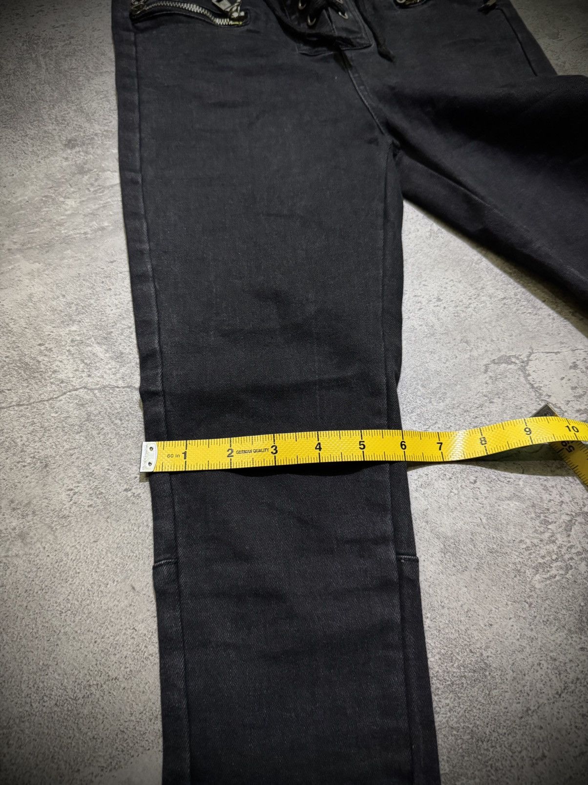 Hysteric Glamour Y2k Yao jin Lace-up Ifsixwasnine style Skinny Jeans Size 27" / US 4 / IT 40 - 11 Thumbnail