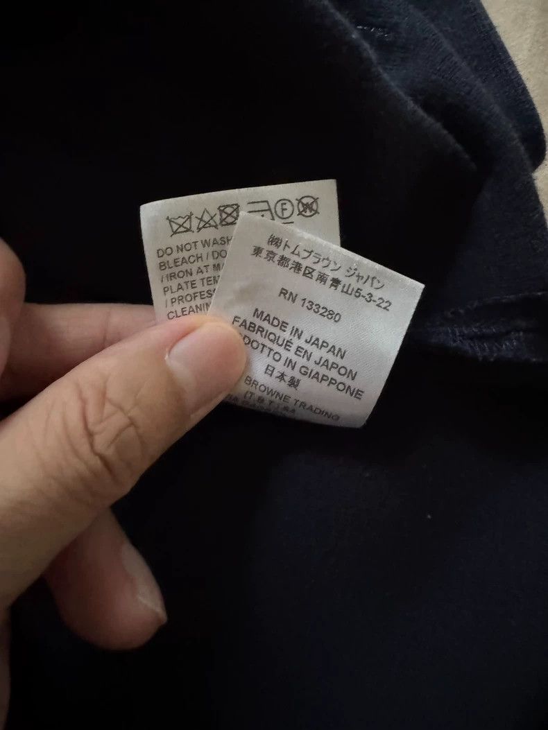 Thom Browne Thom Browne Striped short-sleeved T-shirt Size US M / EU 48-50 / 2 - 7 Thumbnail