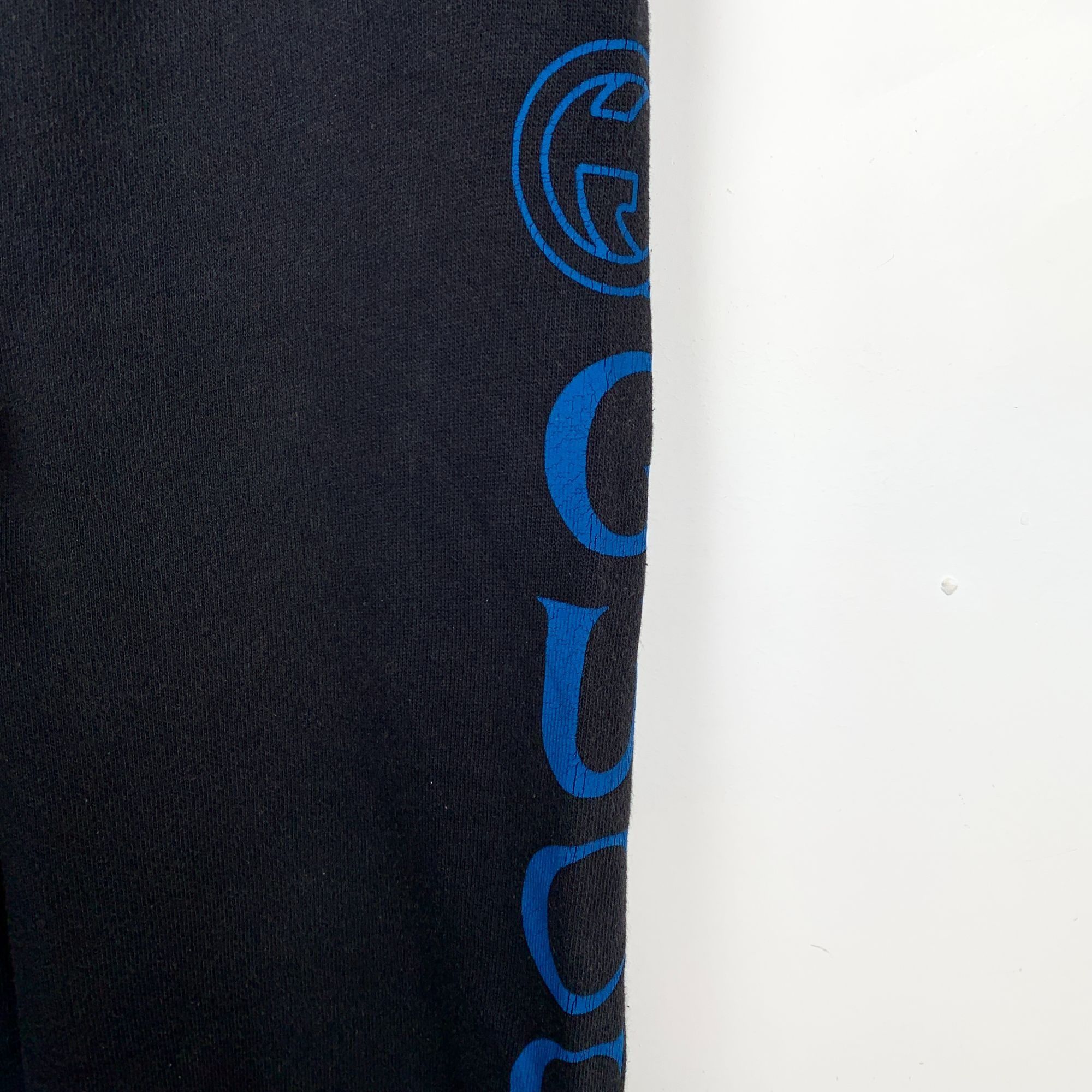 Gucci Gucci Navy Blue Cotton Logo Print Casual Trousers M Size US 32 / EU 48 - 6 Thumbnail