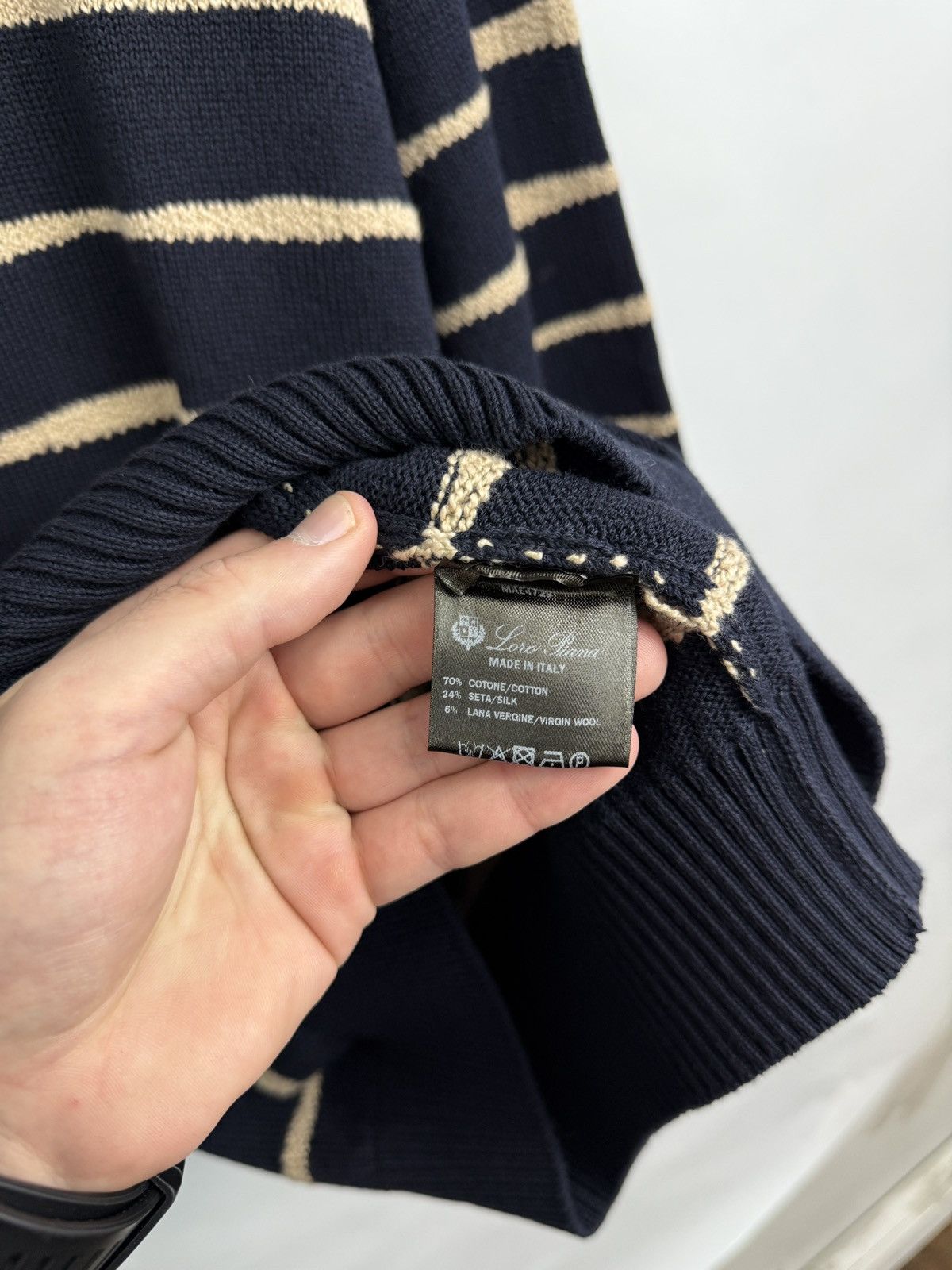 Loro Piana 🇮🇹 Loro Piana Luxury Knit Sweater Made in Italy Retro Rare Size US M / EU 48-50 / 2 - 5 Thumbnail