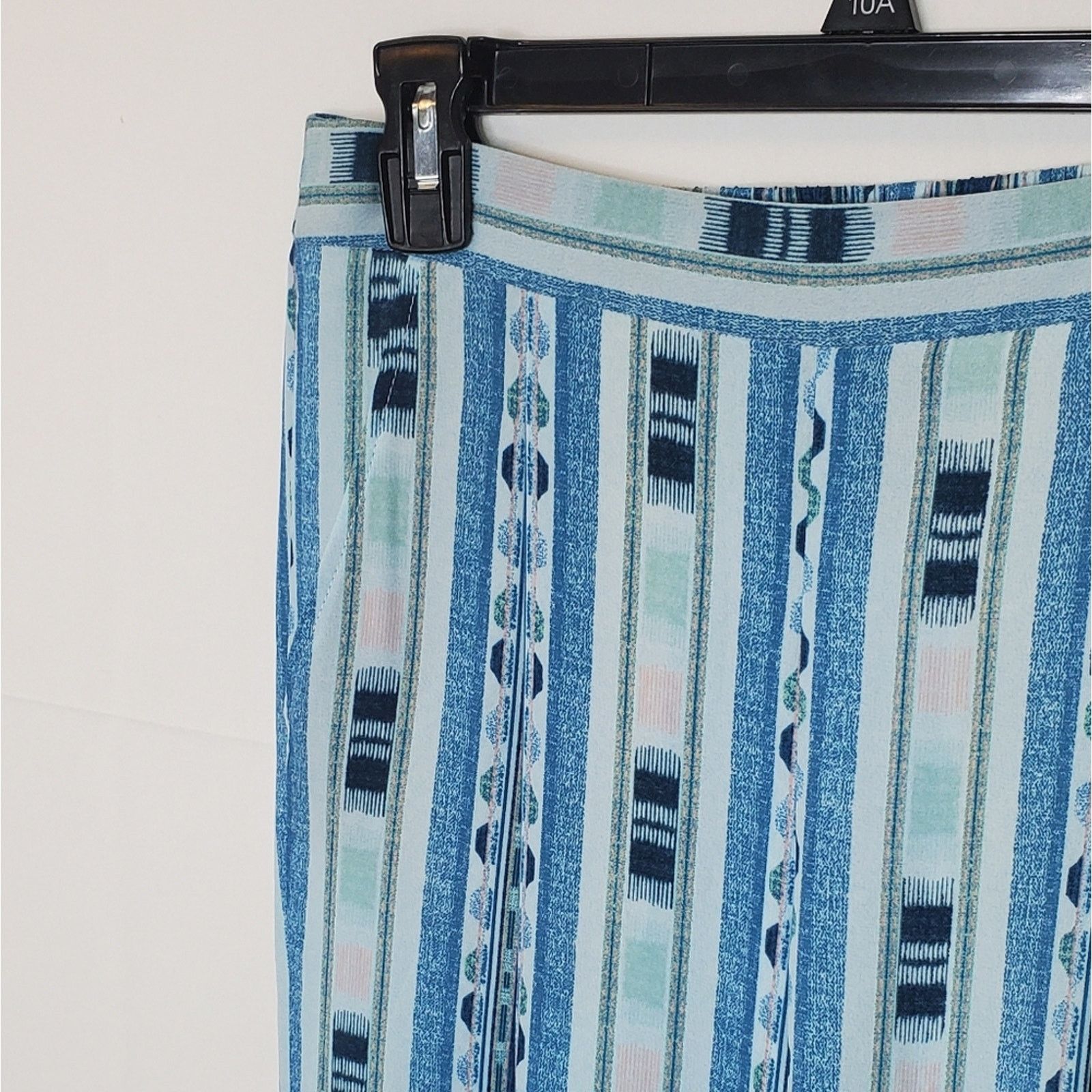 Bcbgmaxazria VINTAGE BCBGMAXAZRIA Y2K Cedric Blue Abstract Print Pants Size 28" / US 6 / IT 42 - 5 Thumbnail