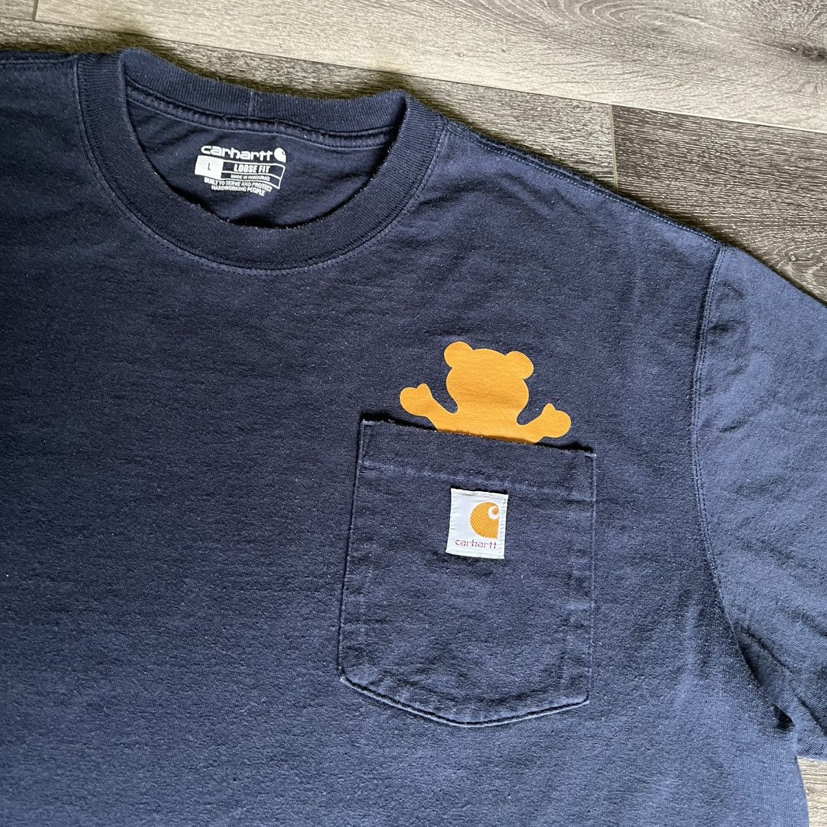 Carhartt Carhartt x Grizzly Skateboards Bear Pocket Logo Tee Shirt Size US L / EU 52-54 / 3 - 2 Thumbnail