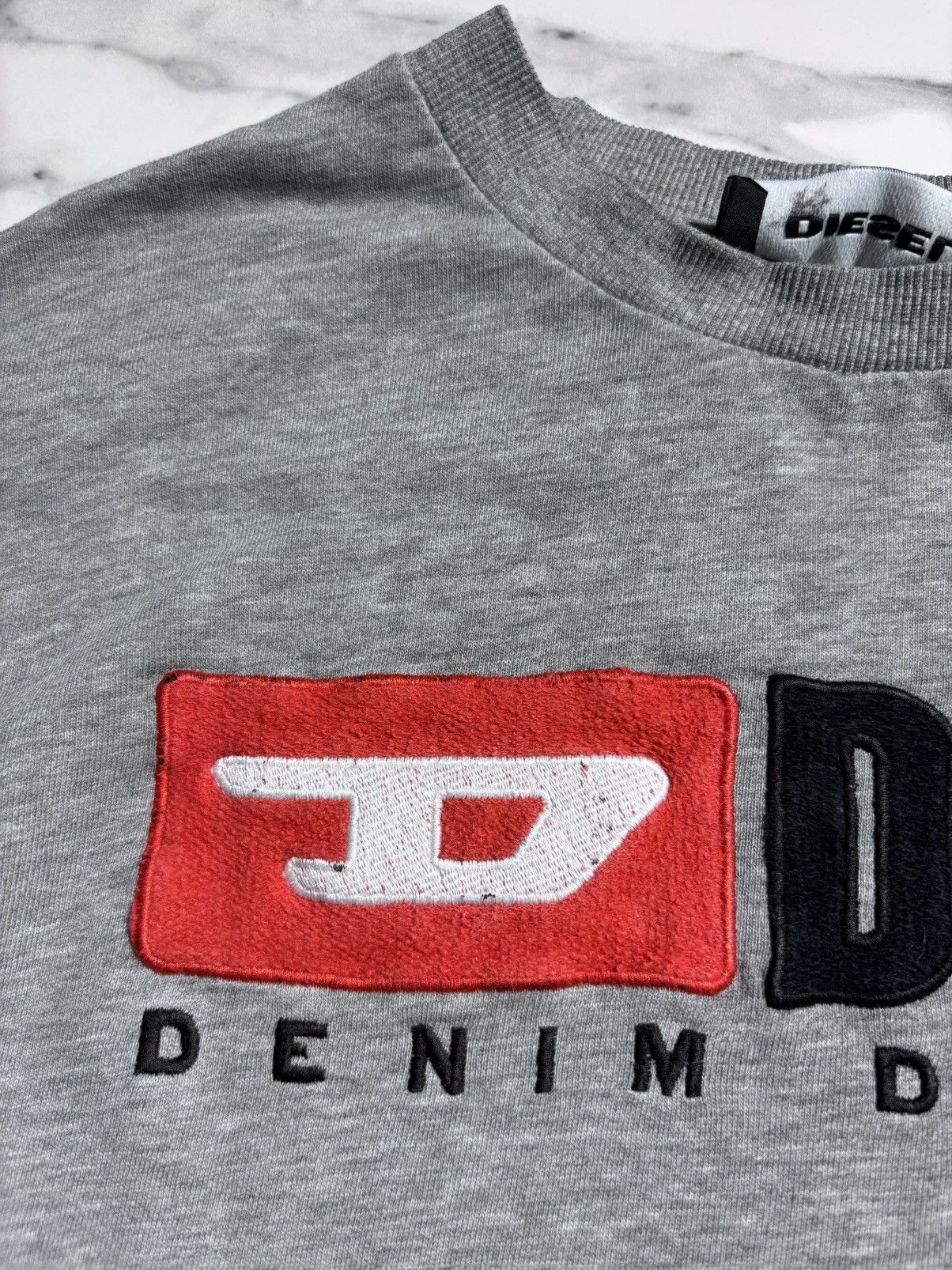 Diesel Y2K Diesel Sweatshirt Baggy Big Logo Embroidered Vintage Size US L / EU 52-54 / 3 - 4 Thumbnail