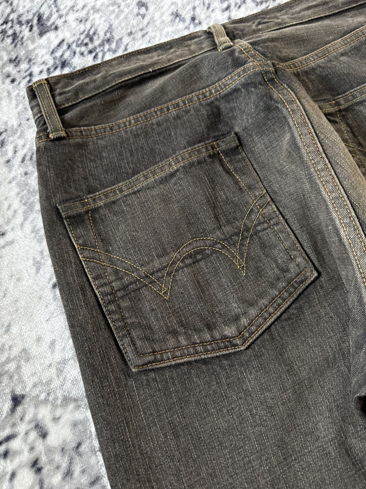 Edwin Rare Edwin 505 13.5 Oz Selvedge Wide Baggy Redline Jeans Size US 32 / EU 48 - 21 Thumbnail