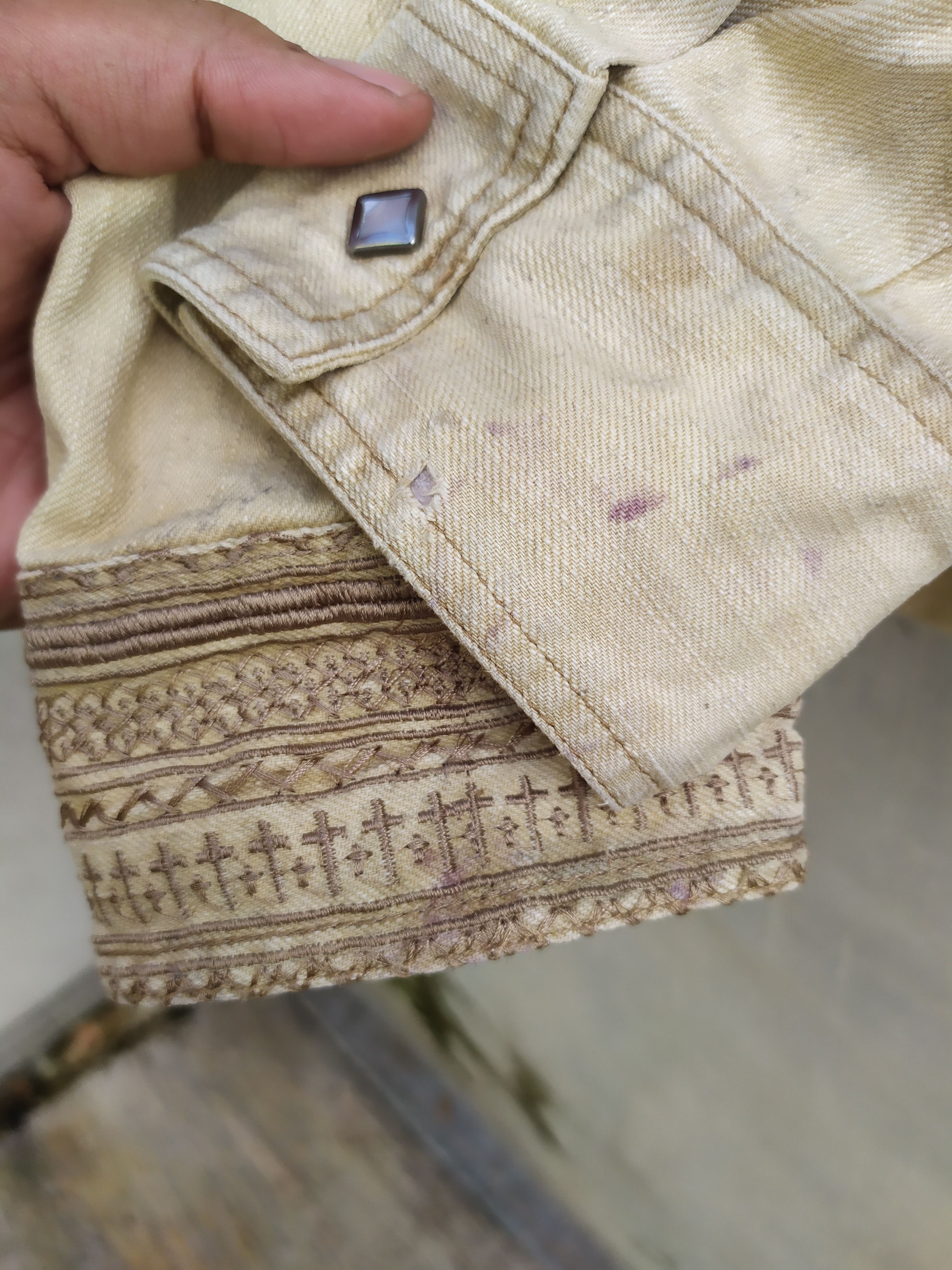 Roen Roen Skull Denim Shift Size US L / EU 52-54 / 3 - 10 Thumbnail