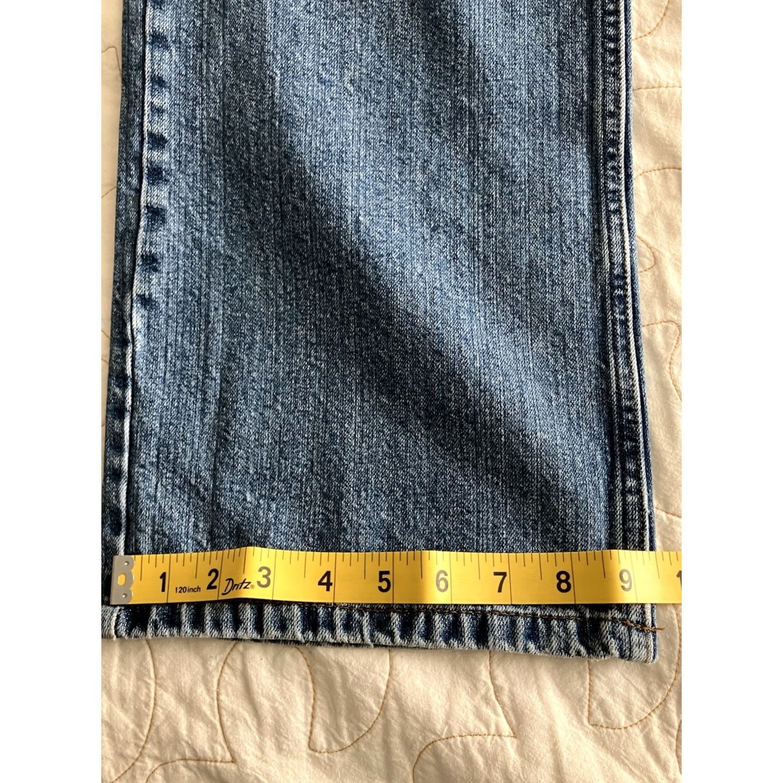 Vintage VINTAGE Tony Hawk Jeans Mens 34x32 Straight Blue Denim Cotton 5-Pocket Logo Band Punk Retro Rock 90s Mens Size US 34 / EU 50 - 5 Thumbnail