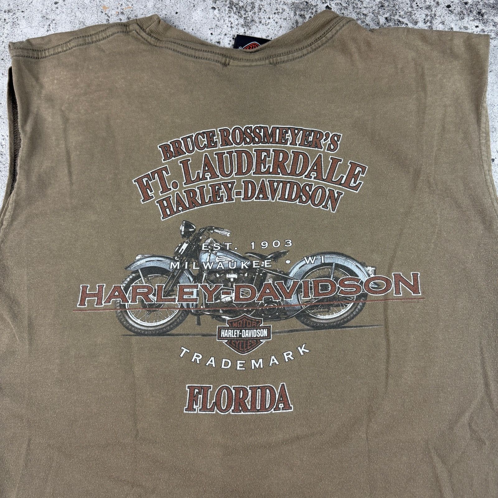 Harley Davidson Harley Davidson Sleeveless Shirt size XL Eagle Biker Shirt Size US XL / EU 56 / 4 - 2 Thumbnail