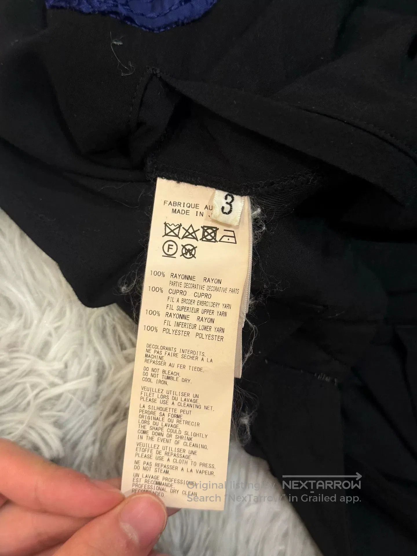 Yohji Yamamoto Yohji Yamamoto Blue Silk Print Pants. Size US 34 / EU 50 - 5 Thumbnail