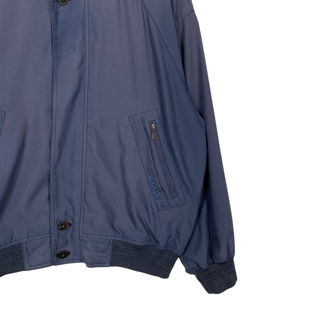 Japanese Brand Vintage 90's CROCODILE Casual Bomber Jacket #2451-C110 Size US L / EU 52-54 / 3 - 4 Thumbnail