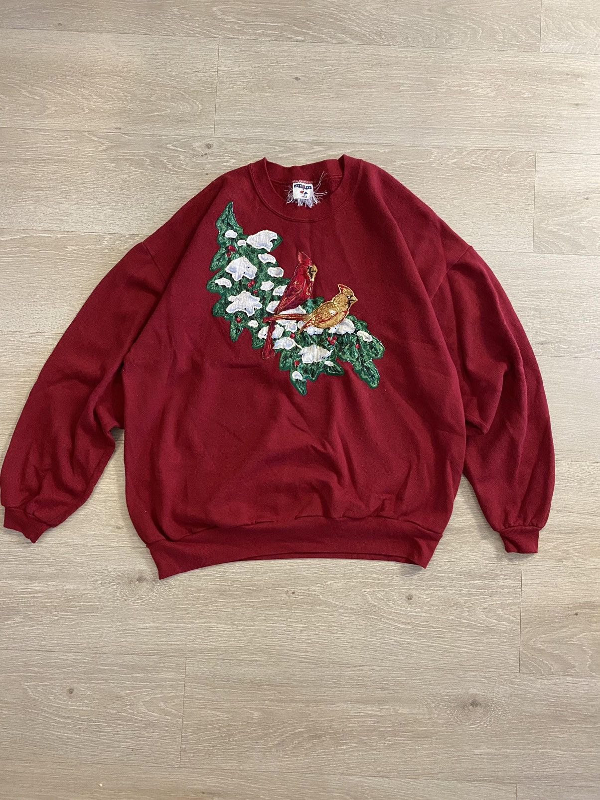 Jerzees × Vintage Vintage Jerzees Cardinals Sweatshirt Size US XL / EU 56 / 4 - 1 Thumbnail