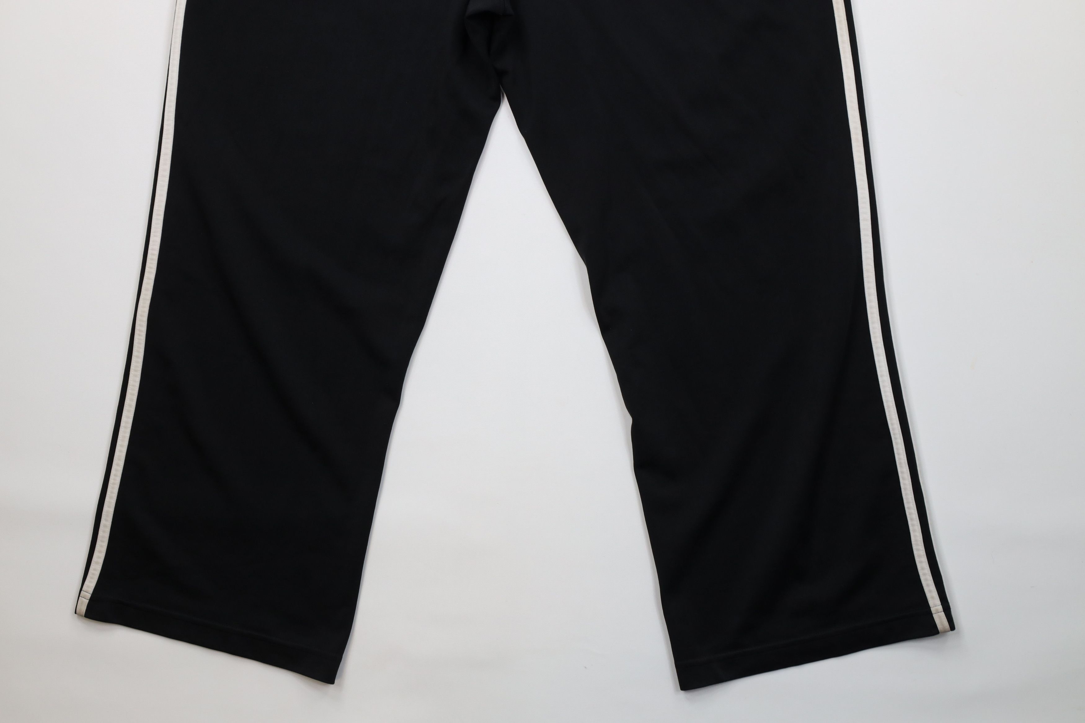 Adidas Vintage Y2K Adidas Striped Wide Leg Sweatpants Pants Black Size US 34 / EU 50 - 13 Thumbnail
