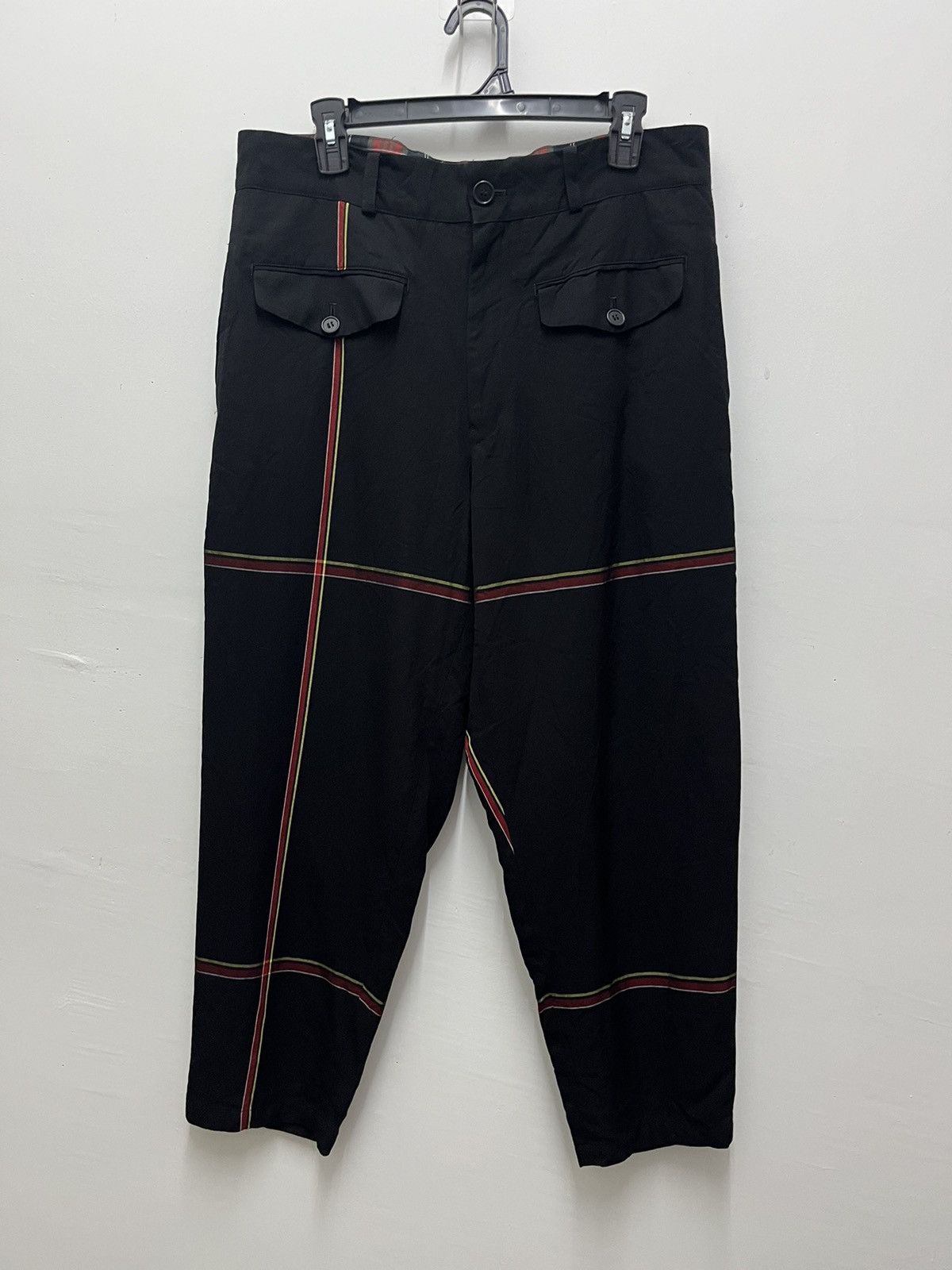 image of Limi Feu Rayon Trouser Five Pockets Pants in Black, Men's (Size 34)