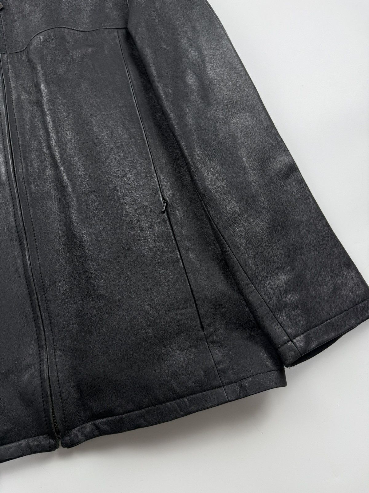 Balenciaga Vintage Balenciaga Zip Up Leather Jacket Size US M / EU 48-50 / 2 - 5 Thumbnail