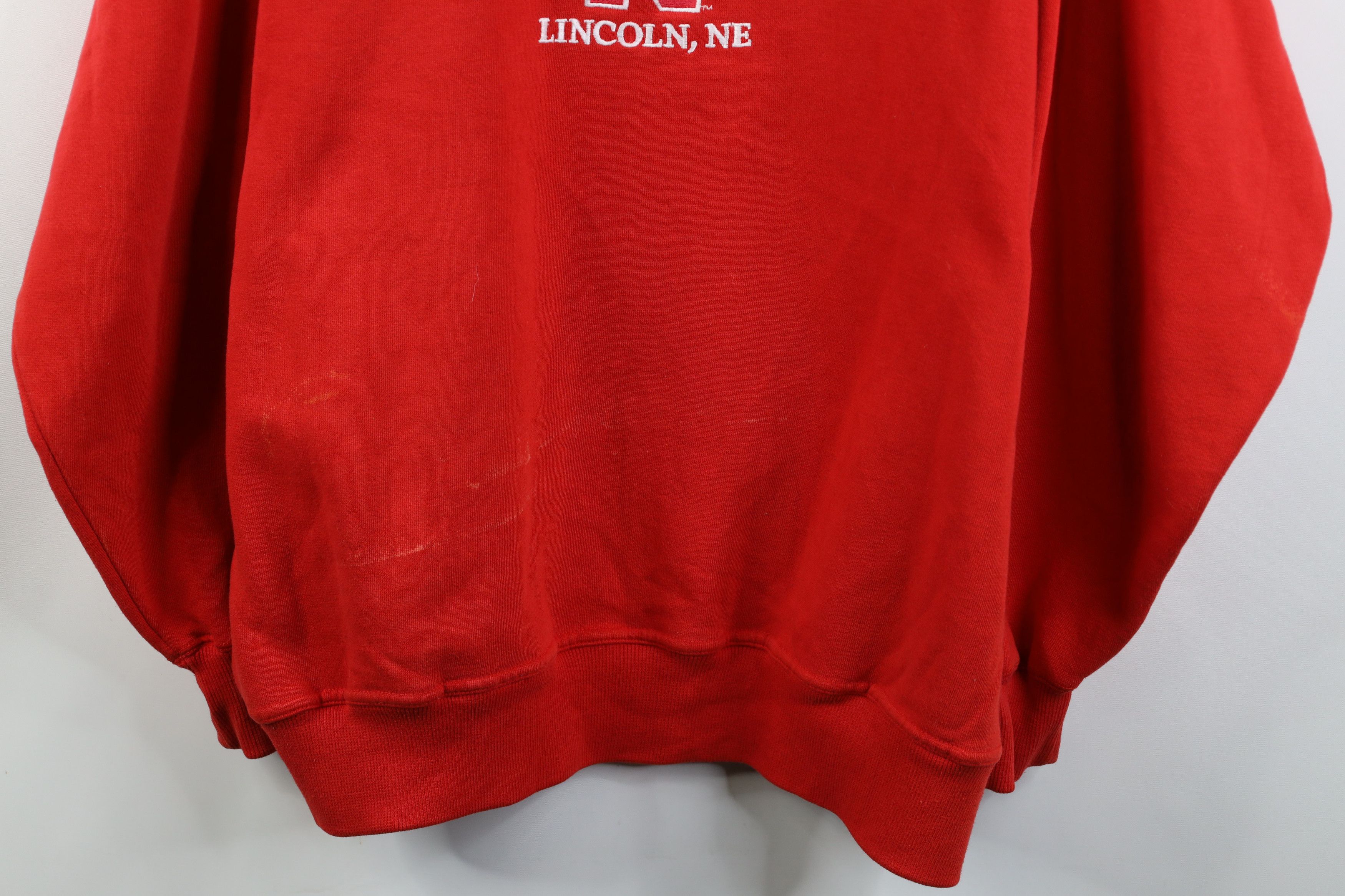 Vintage Vintage 90s Heavyweight University of Nebraska Sweatshirt Size US XXL / EU 58 / 5 - 3 Thumbnail