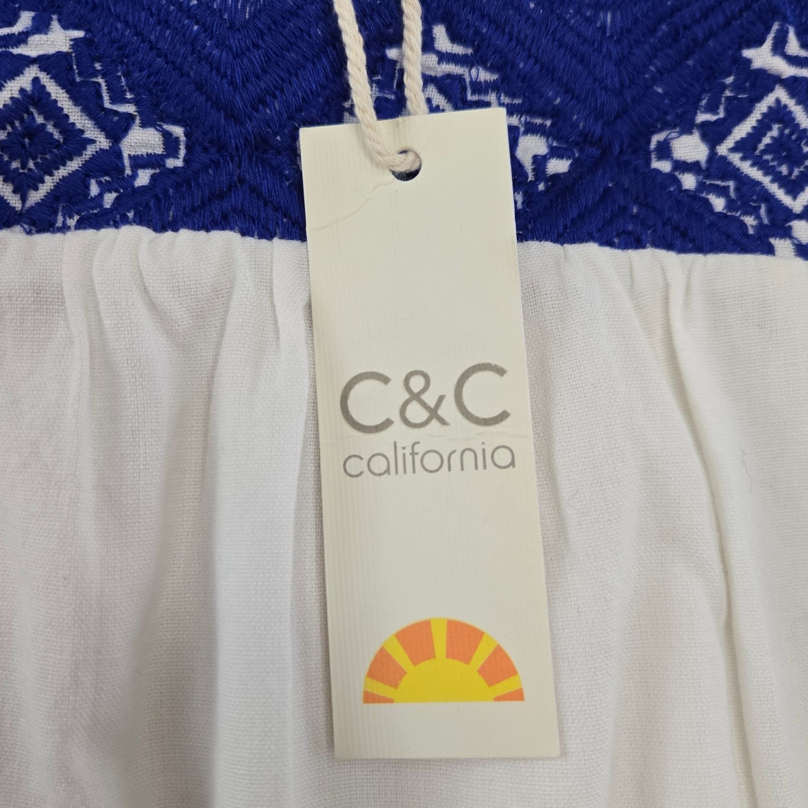 Other C&C California Embroidered Cotton Dress NWT Size S / US 4 / IT 40 - 5 Thumbnail