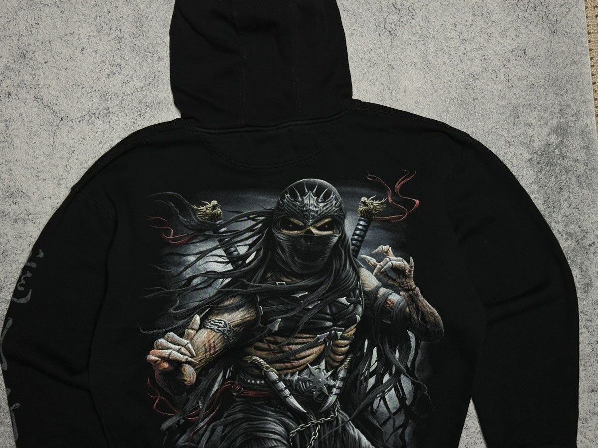 Vintage Vintage Ninja Assassin Samurai Y2K Spiral Hoodie Size US XL / EU 56 / 4 - 9 Thumbnail