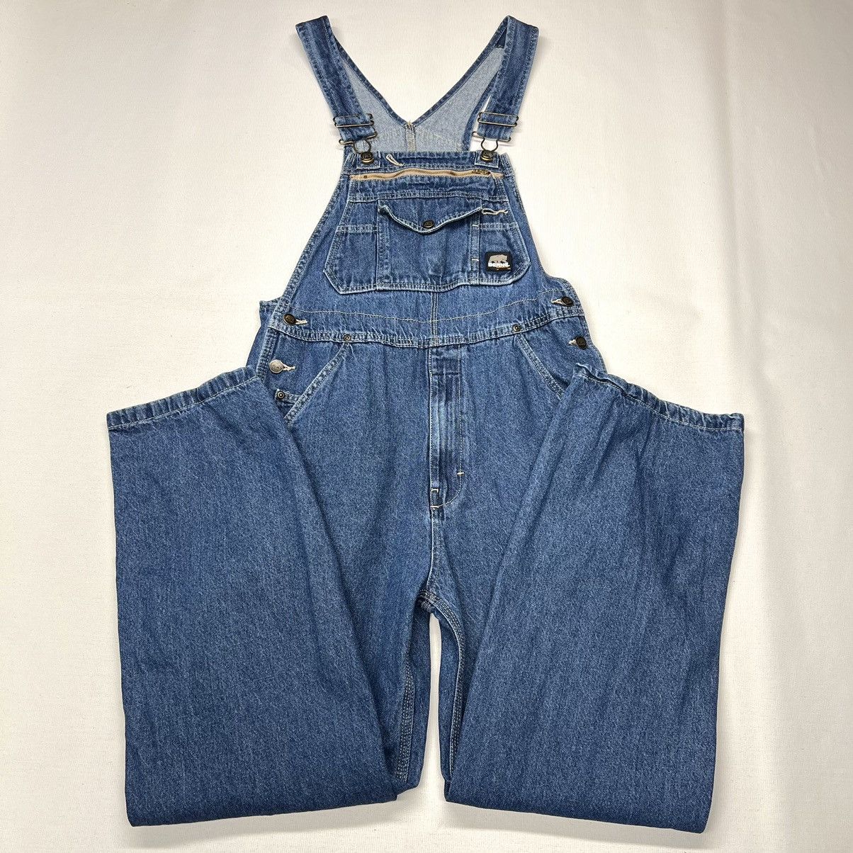 Other Berne Overalls Blue Denim Carpenter Bib Workwear Pocket Size US 34 / EU 50 - 1 Thumbnail