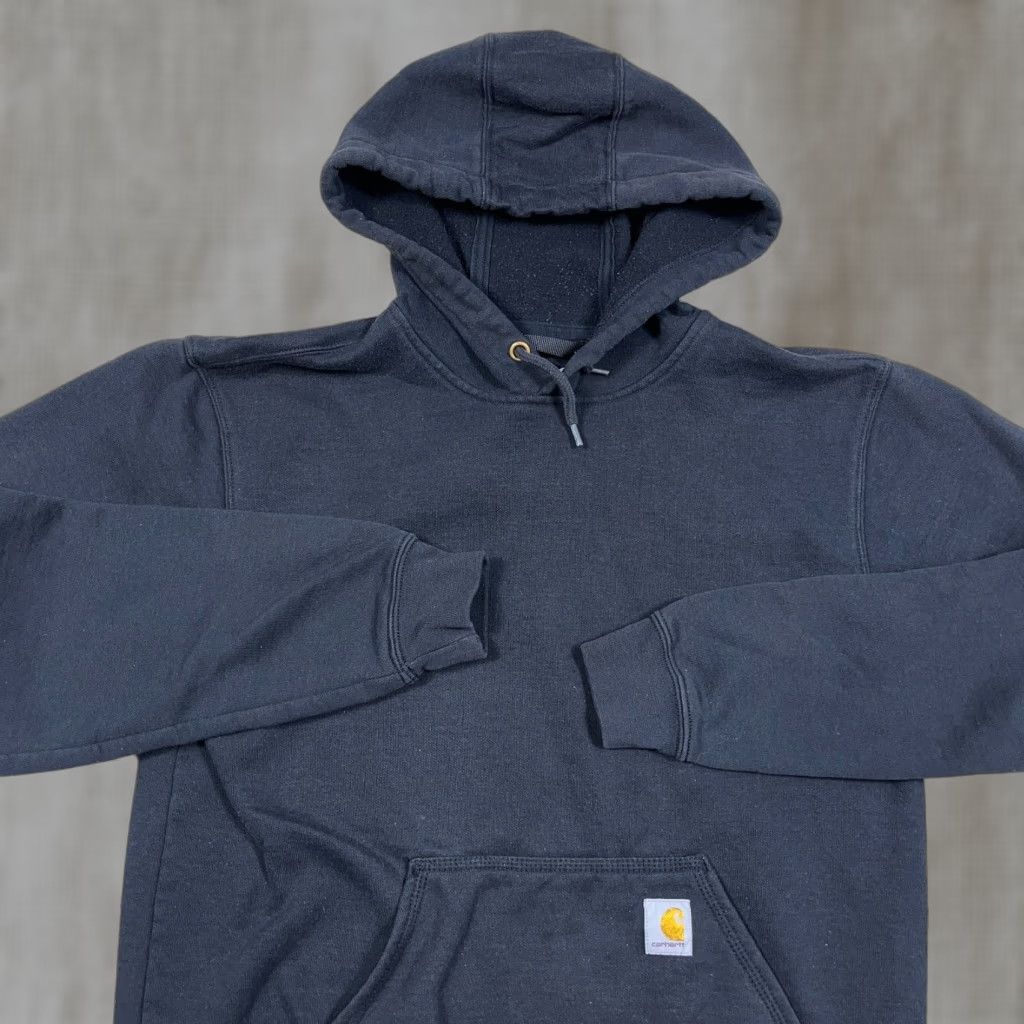 Carhartt Carhartt Hoodie Men Small Black Loose Fit Sweatshirt Baggy Faded Work Wear Size US S / EU 44-46 / 1 - 1 Thumbnail