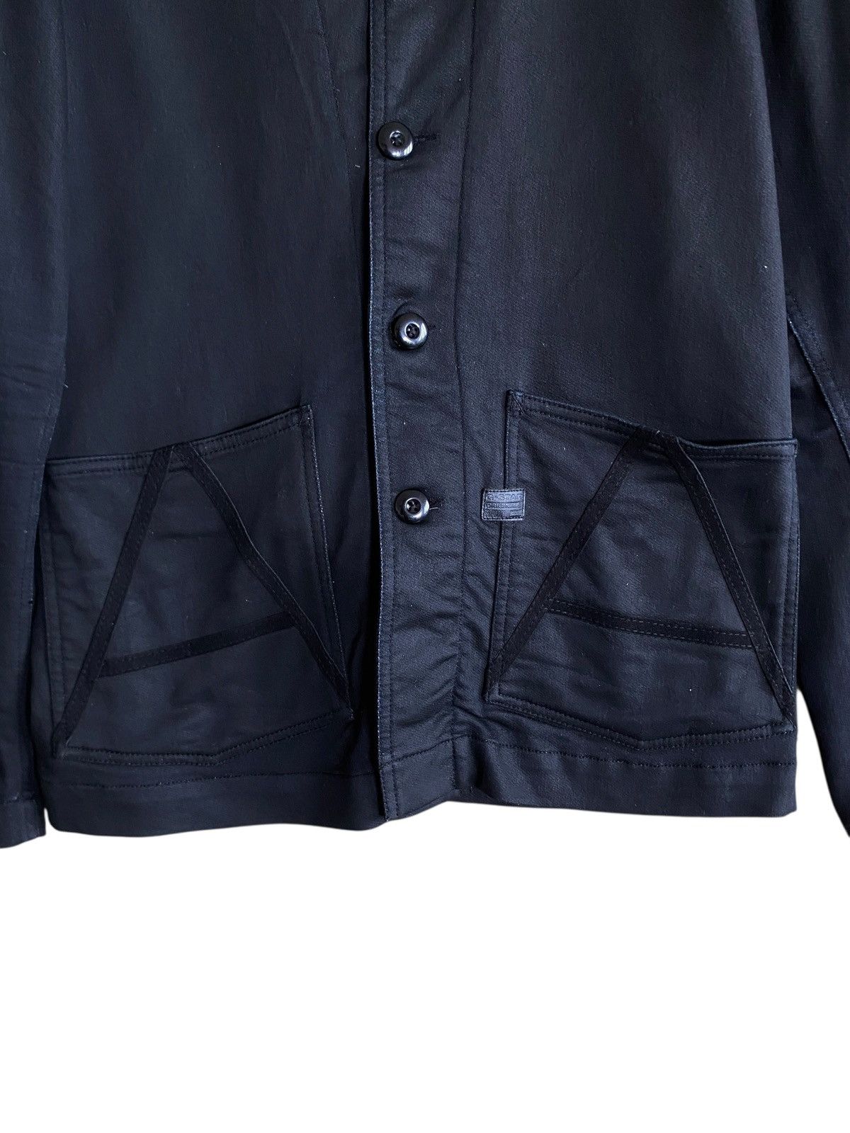 G-Star Rare Vintage Brand G-star Buckle Back Waxed Jacket 2000s Size US L / EU 52-54 / 3 - 5 Thumbnail