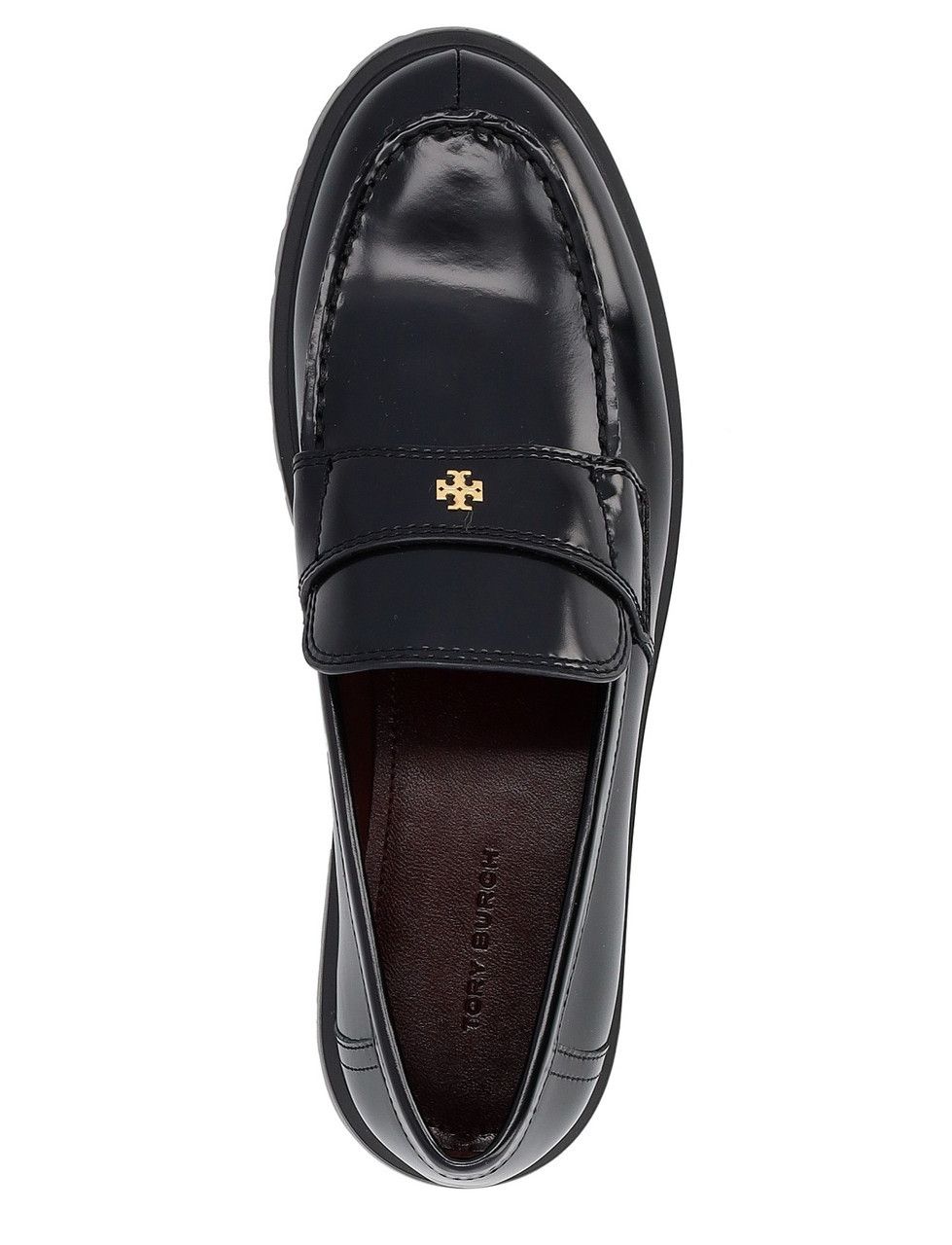 Tory Burch o1s22i1n1024 Classic Leather Box Moccasins in Black Size US 7 / IT 37 - 6 Thumbnail