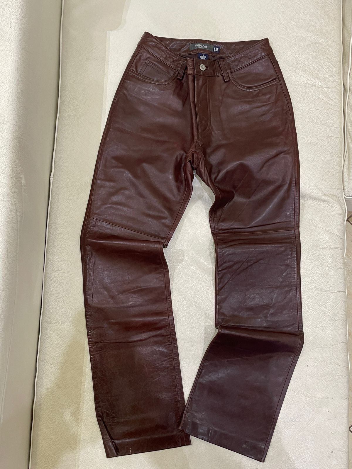 Gap GAP Leather Pants Boot Cut Size 4 Size 26" / US 2 / IT 38 - 1 Thumbnail