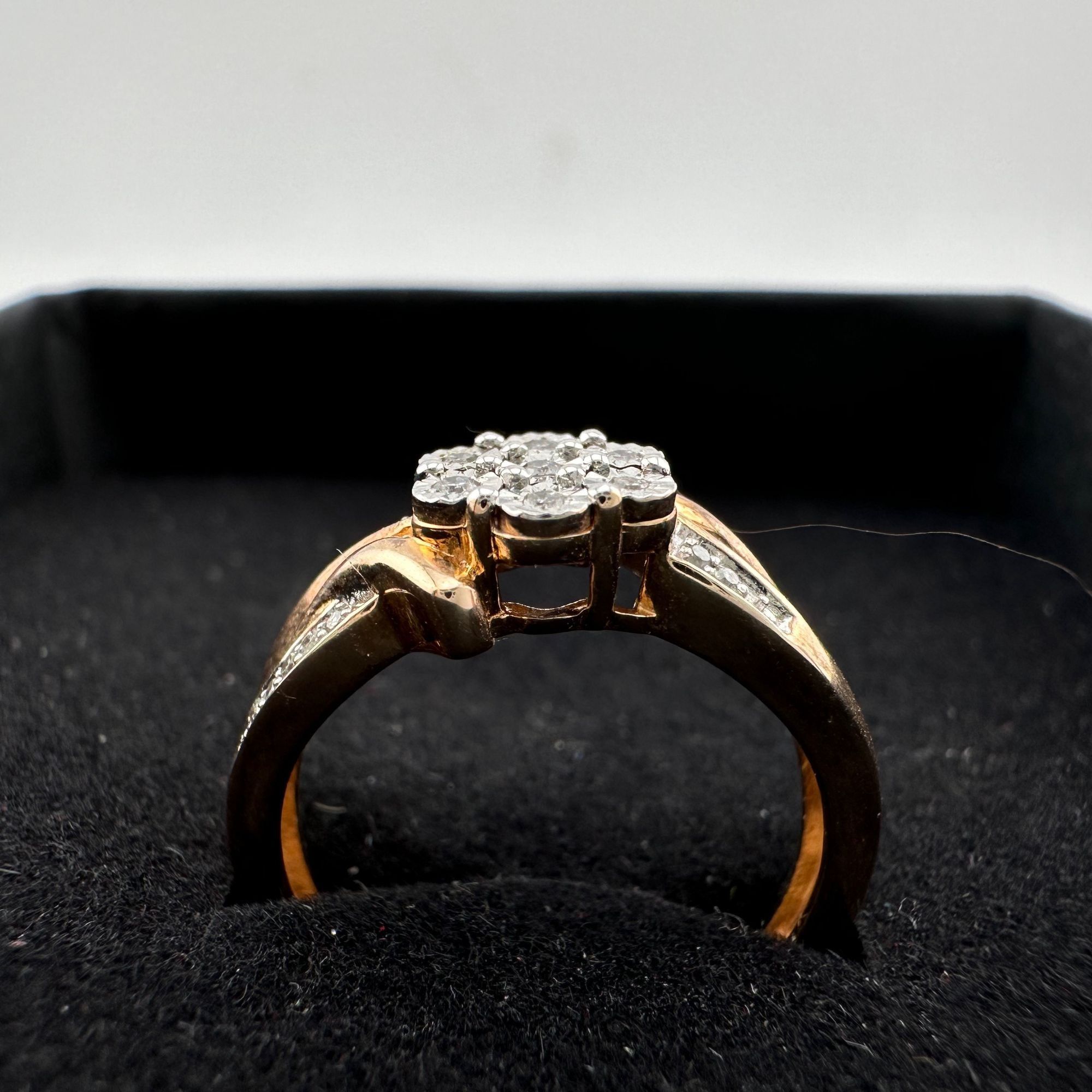 Other Two Tone Natural Diamond Sweetheart Ring Size 6.75 Size ONE SIZE - 13 Thumbnail