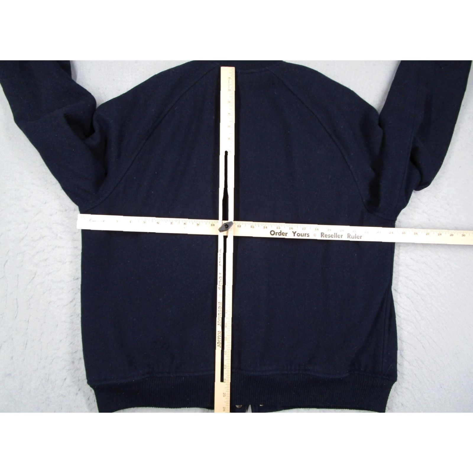 Gap GAP Jacket Mens XL Navy Wool Blend Bomber Snap Button Raglan Lined Pockets Jacket Coat Shirt? Size US XL / EU 56 / 4 - 6 Thumbnail