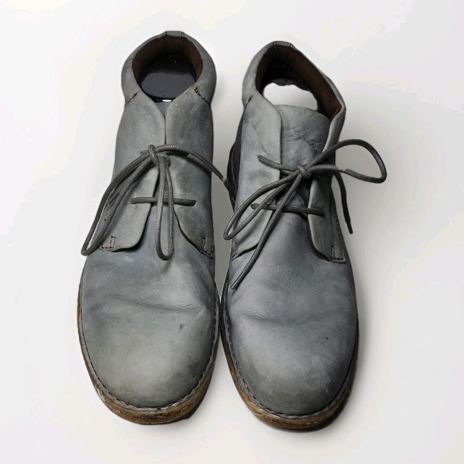 Born BØRN Sampson Men’s 11 Chukka Boots Ankle Nubuck Grey Lace-Up Size US 11 / EU 44 - 2 Thumbnail