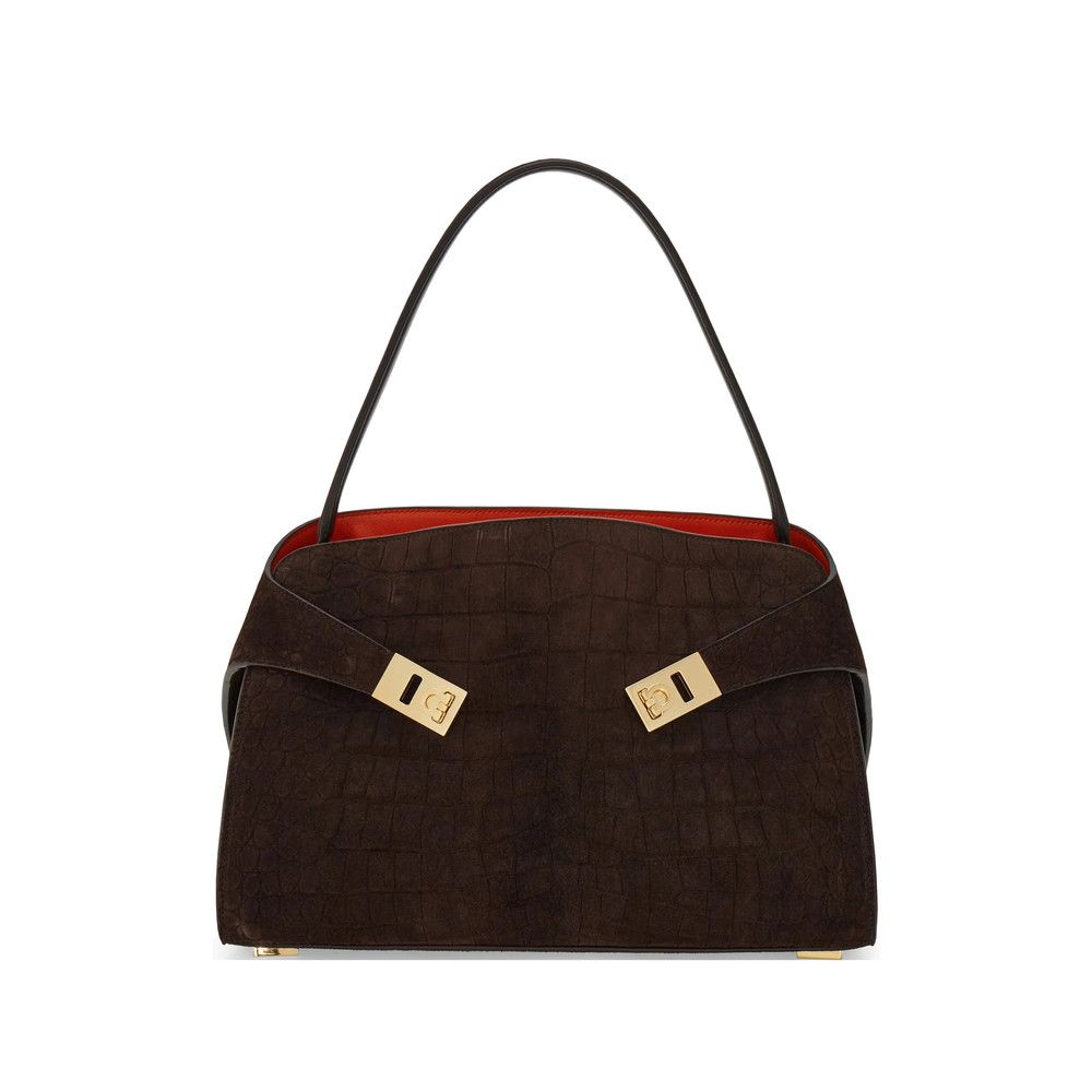 Salvatore Ferragamo Ferragamo BROWN Shoulder Bags Size ONE SIZE - 1 Thumbnail