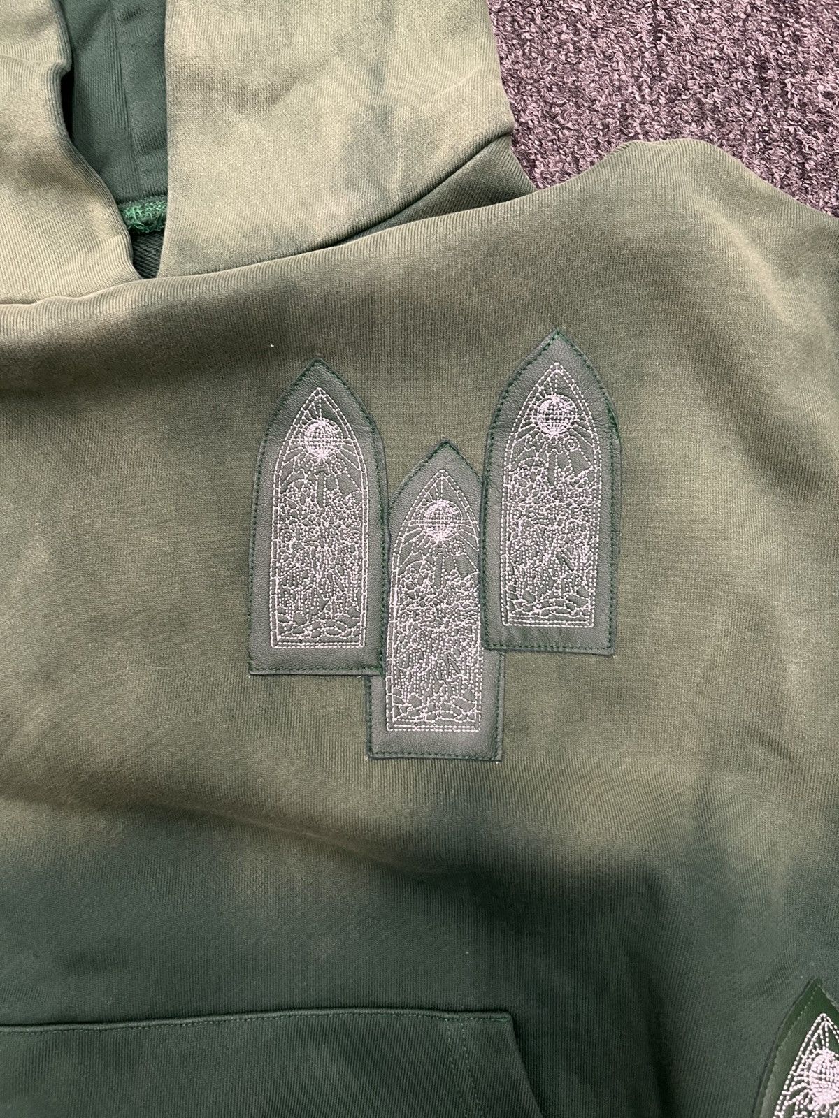 Who Decides War Sample wash leather patch hoodie Size US L / EU 52-54 / 3 - 3 Thumbnail