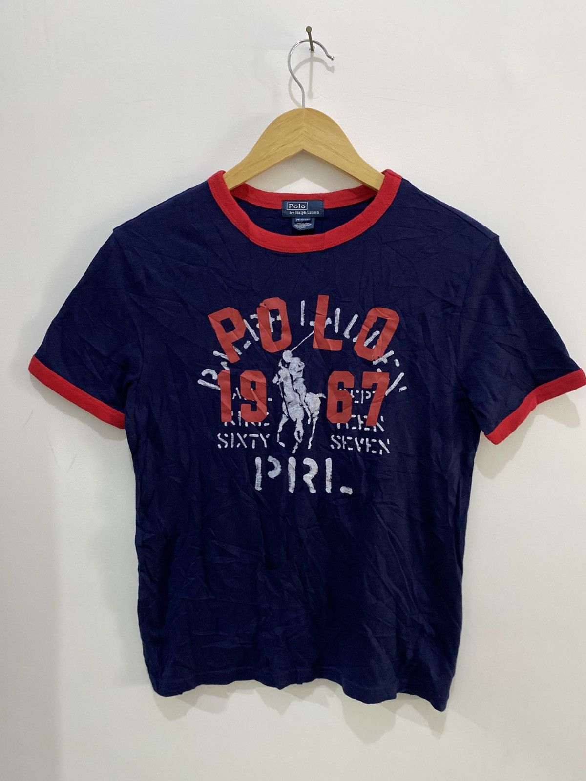 Polo Ralph Lauren Polo Ralph Lauren Ringer Tee Size US S / EU 44-46 / 1 - 1 Thumbnail