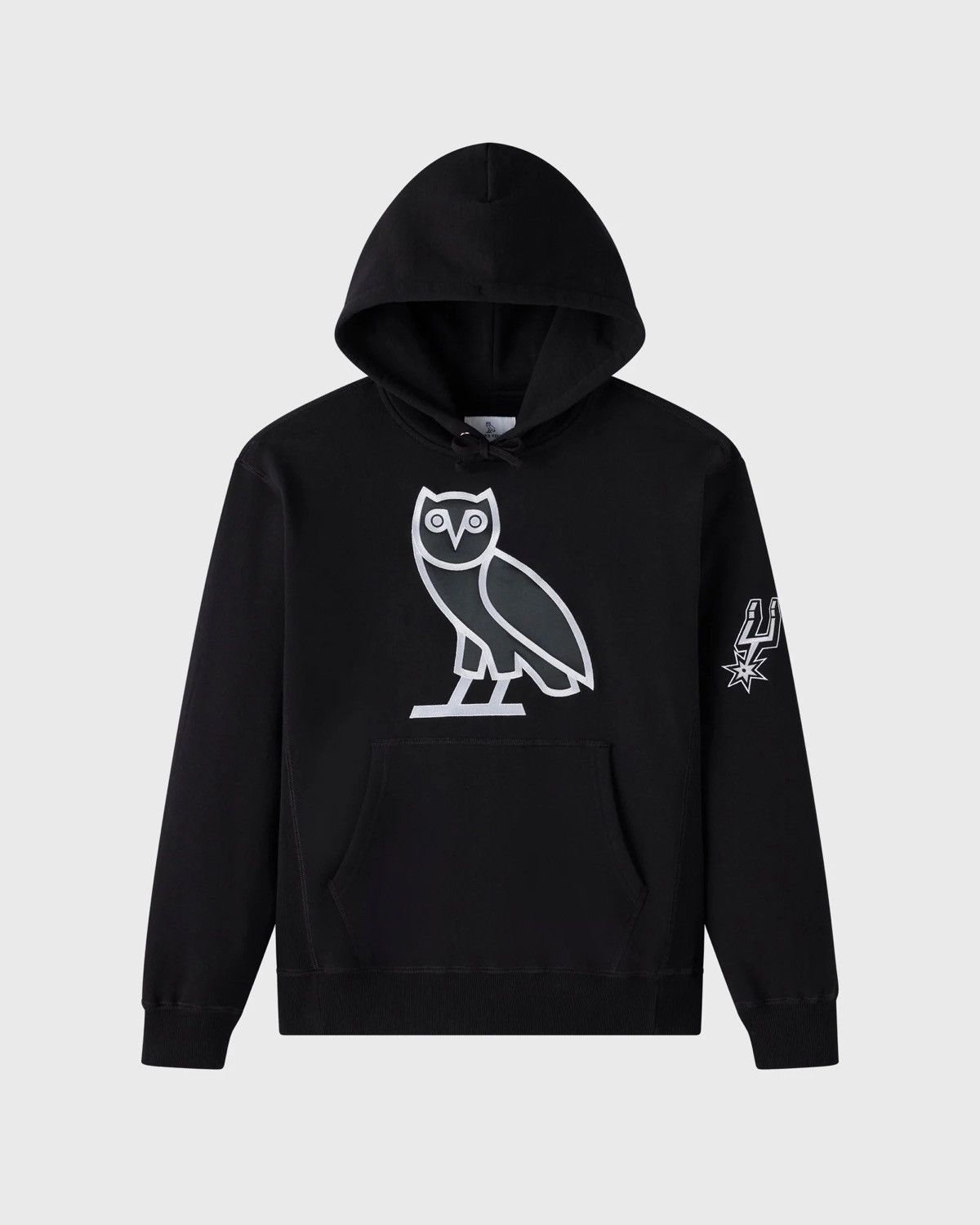 NBA × October's Very Own OVO x Spurs NBA Teams Black OG Owl Hoodies Size US L / EU 52-54 / 3 - 1 Thumbnail