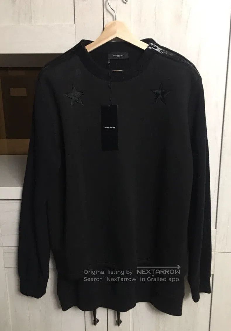 Givenchy Givenchy FW22 Solid Color Logo Printed Round Neck Long Sle Size US L / EU 52-54 / 3 - 2 Thumbnail
