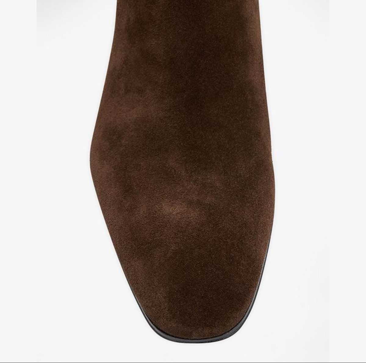 Arno De France NEW Dark Brown Suede Ankle Boots Size US 9.5 / EU 42-43 - 3 Thumbnail