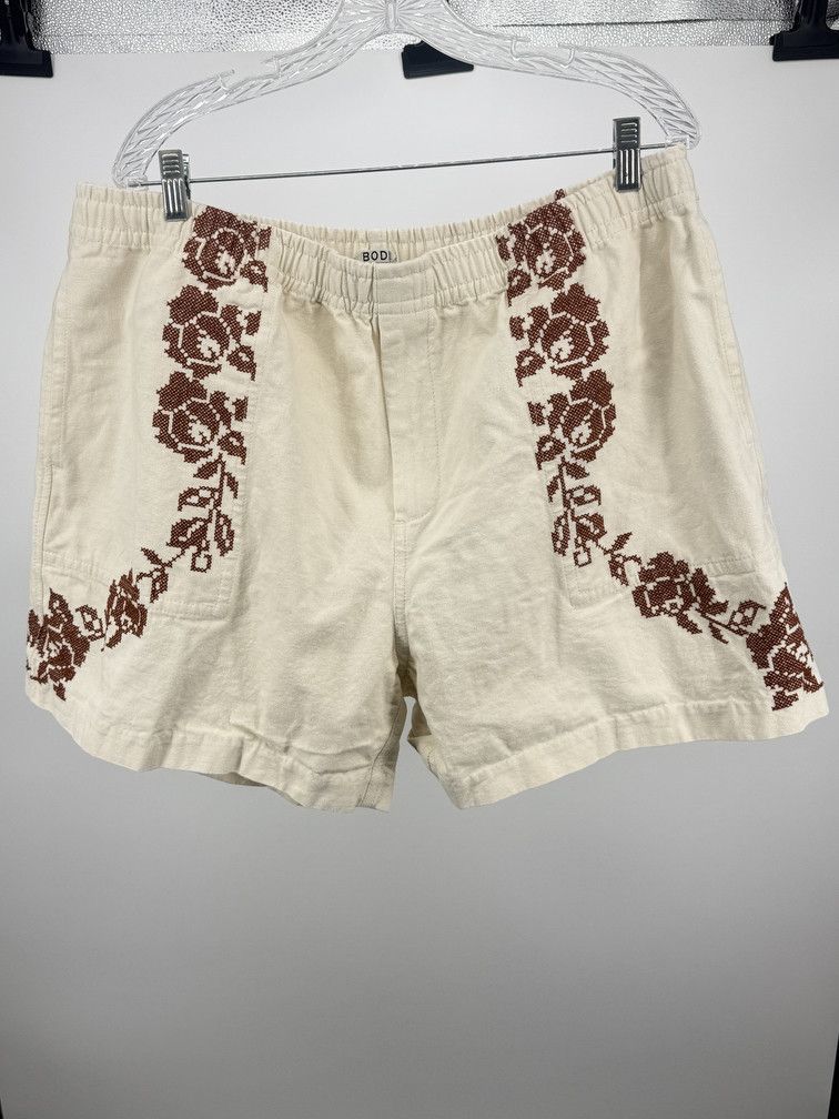 Bode Embroidered Shorts XXL Size US 38 / EU 54 - 1 Thumbnail