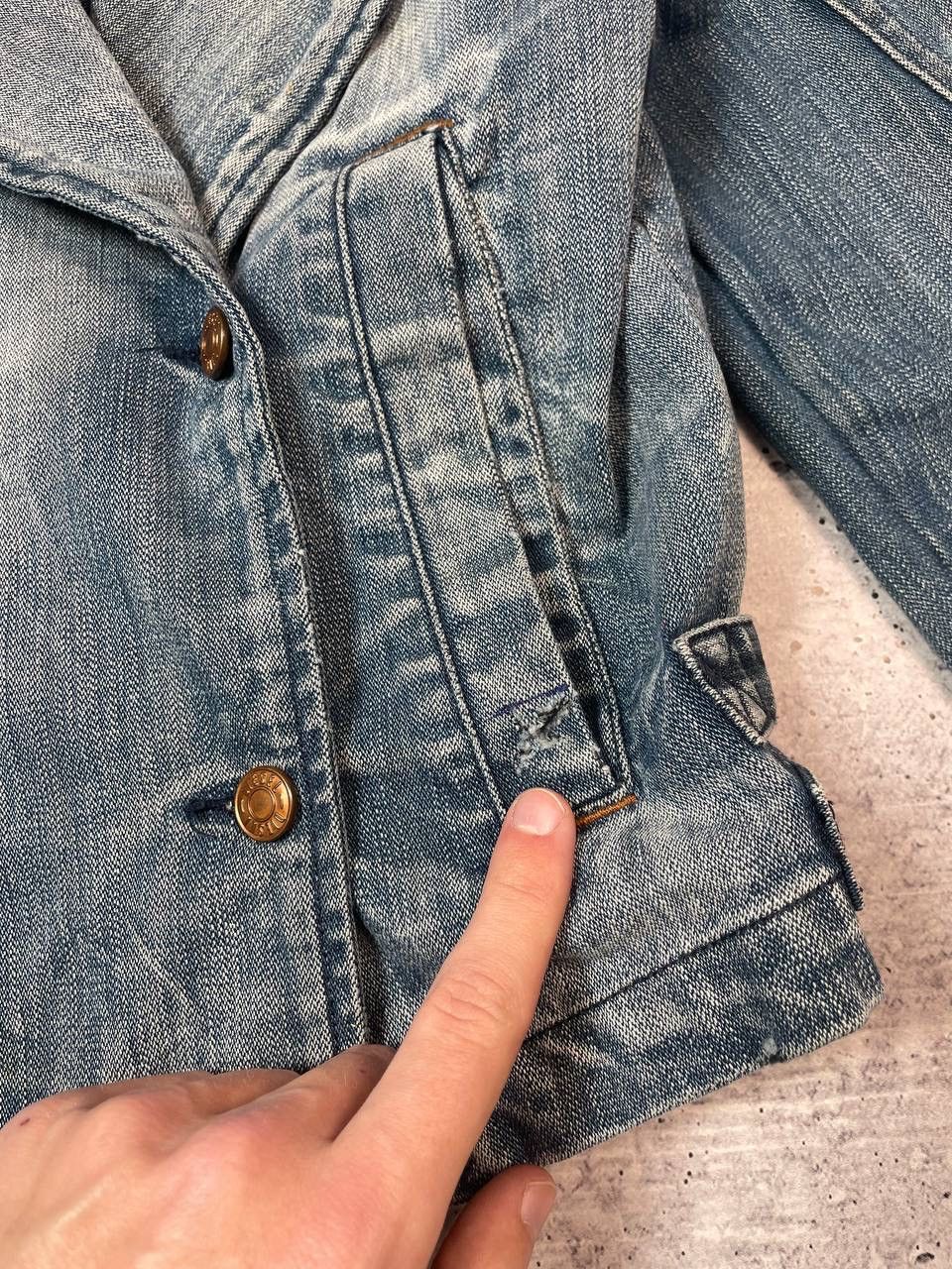 Diesel Vintage 00s Diesel Biker Denim Jacket Y2K Size S / US 4 / IT 40 - 6 Thumbnail