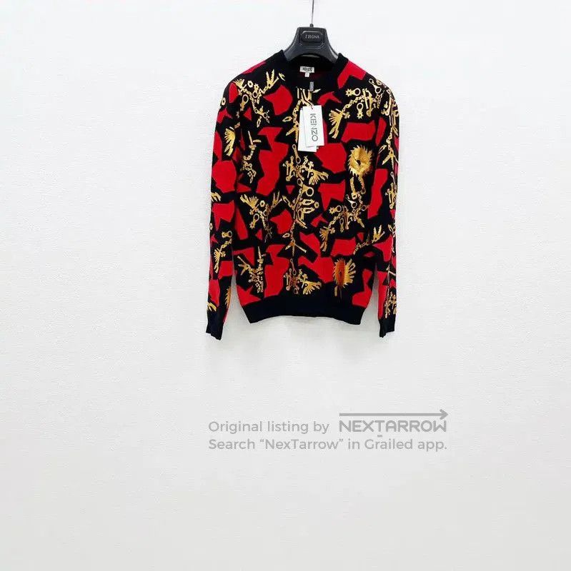 Kenzo KENZO Wool Blend Long Sleeve Sweater . Size US M / EU 48-50 / 2 - 1 Thumbnail