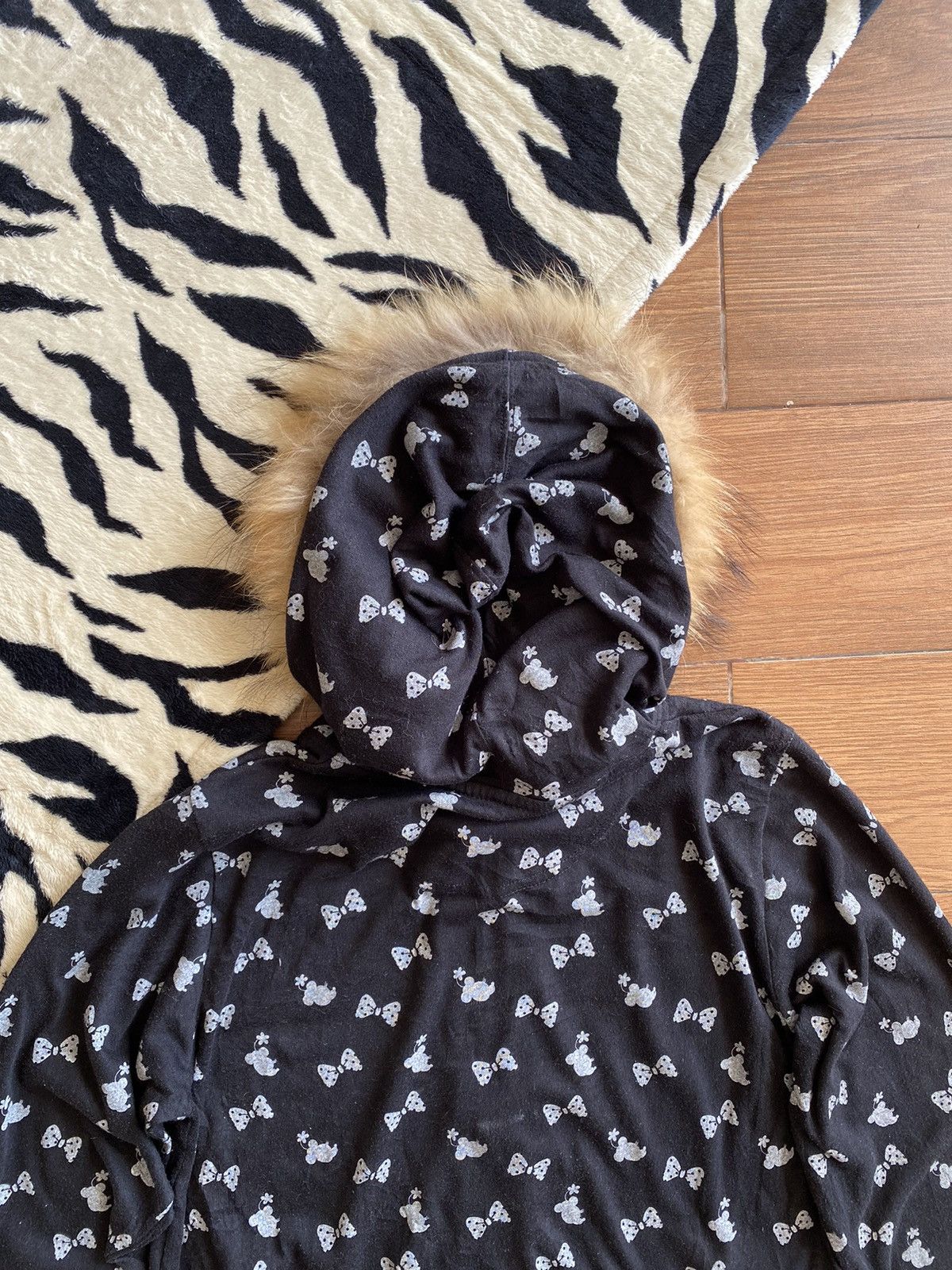 If Six Was Nine × Japanese Brand × Le Grande Bleu (L.G.B.) Japanese Brand Fur Hoodie Aop Ifsixwasnine Style Size US L / EU 52-54 / 3 - 6 Thumbnail