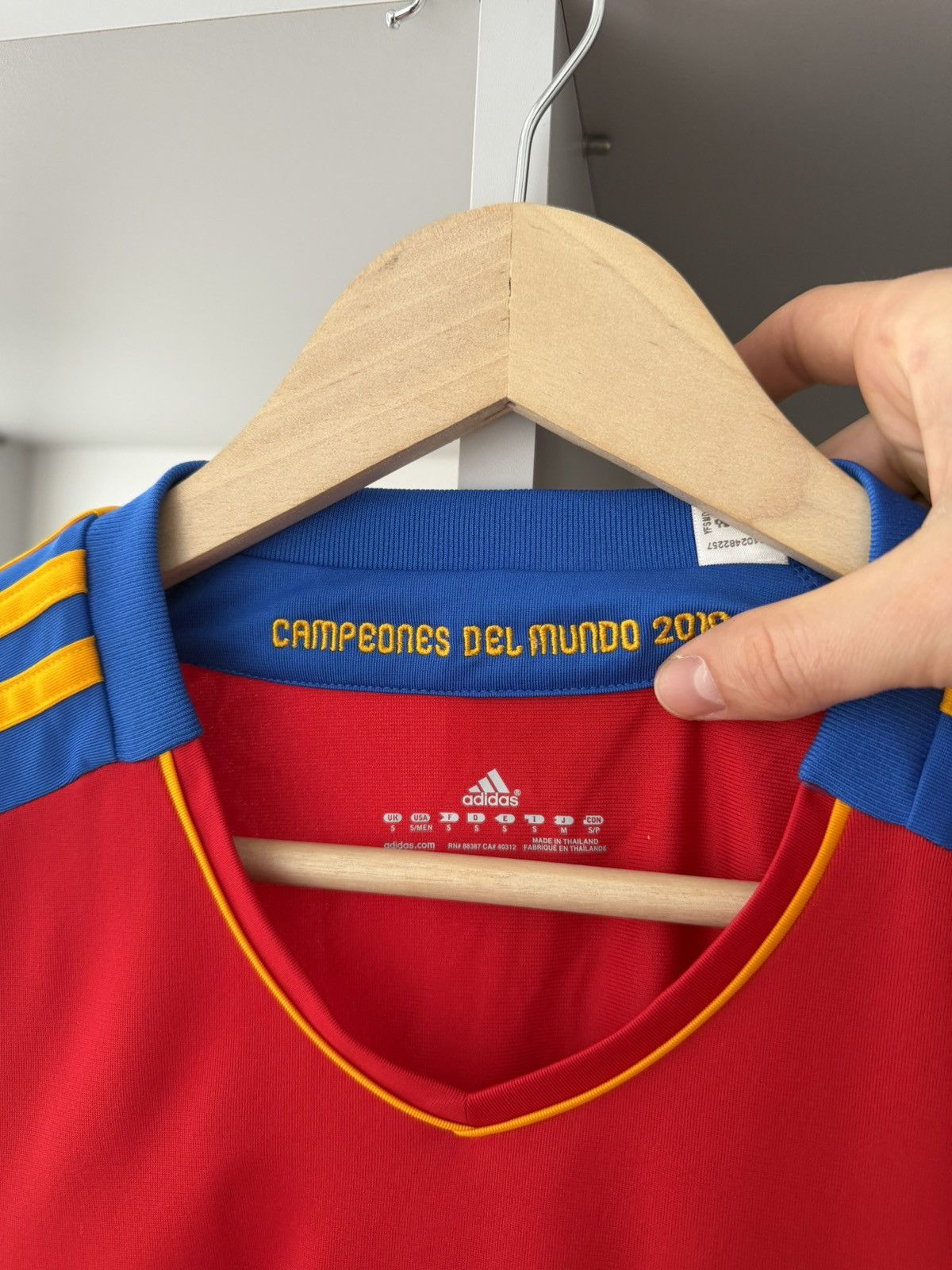 Adidas Adidas Spain Fifa 2010 Home S Jersey Size US S / EU 44-46 / 1 - 6 Thumbnail