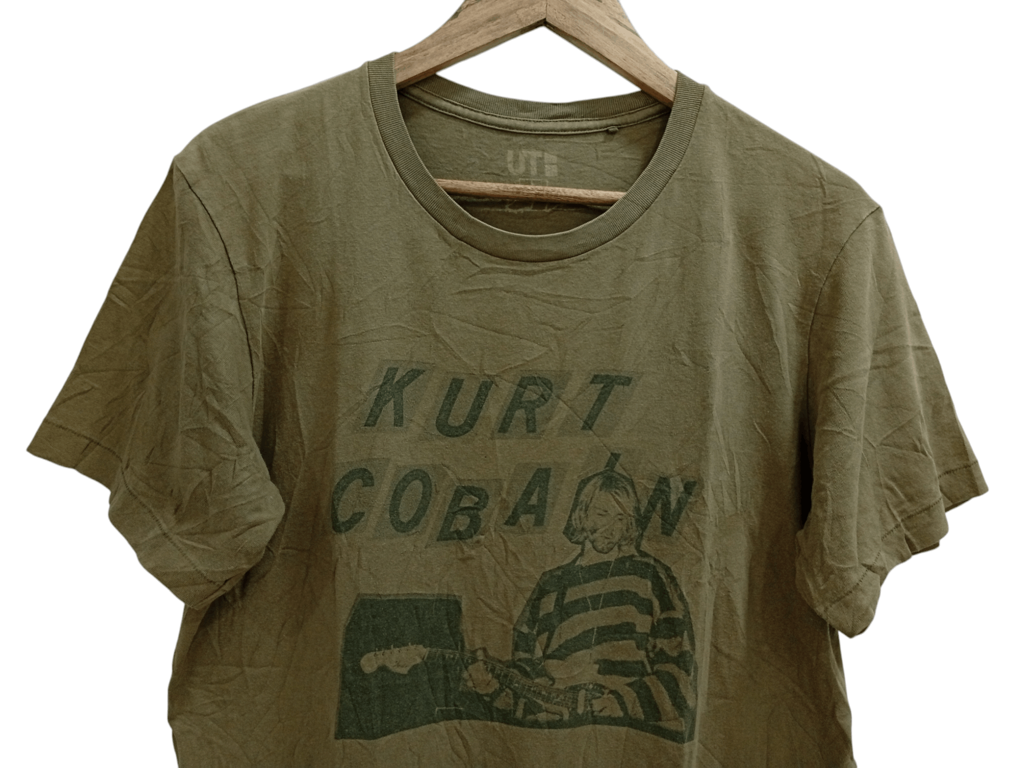 Band Tees × Japanese Brand 🔥🔥Uniqlo x Kurt Cobain T-shirt Size US L / EU 52-54 / 3 - 12 Thumbnail
